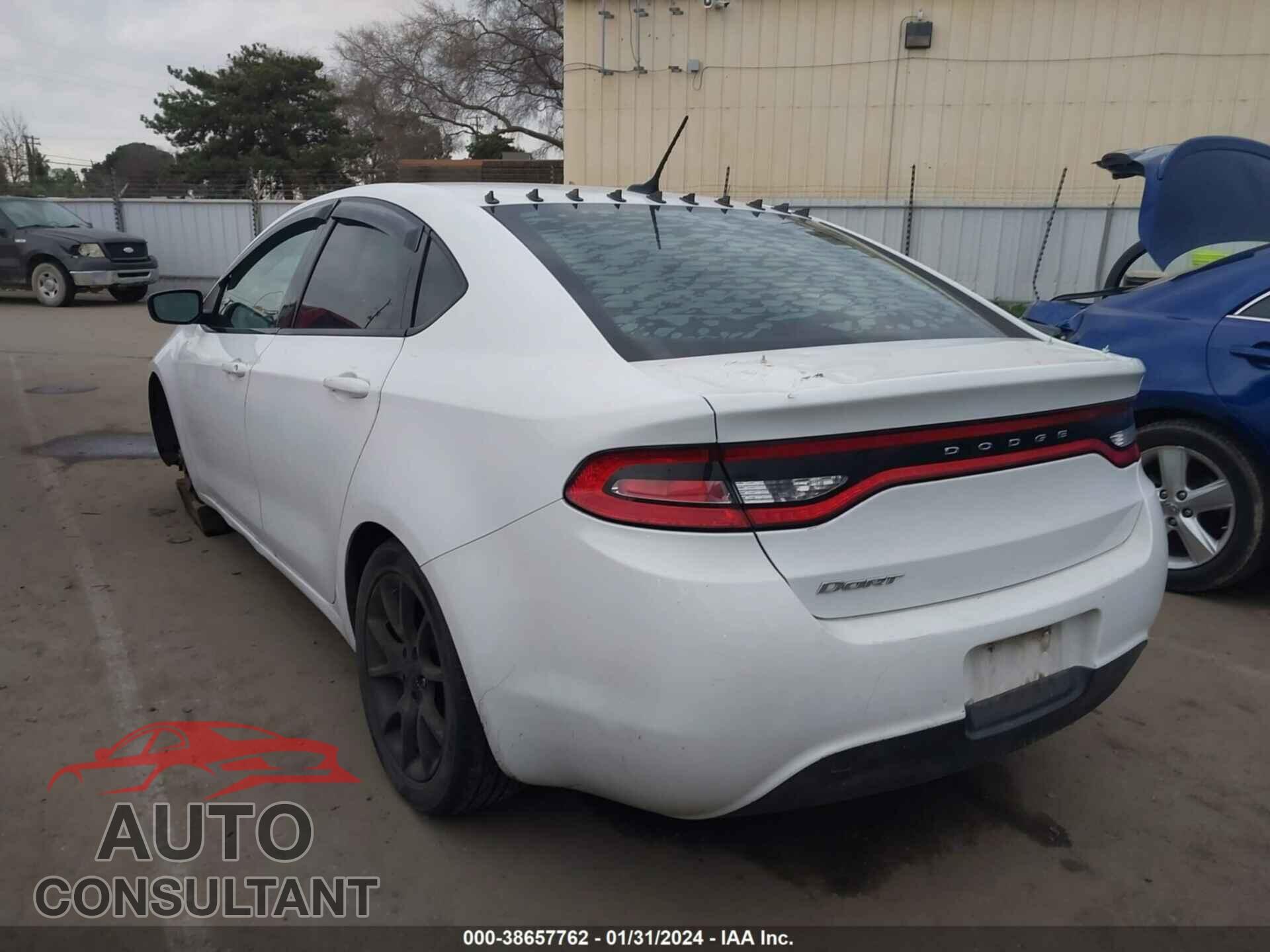 DODGE DART 2016 - 1C3CDFAA7GD591706