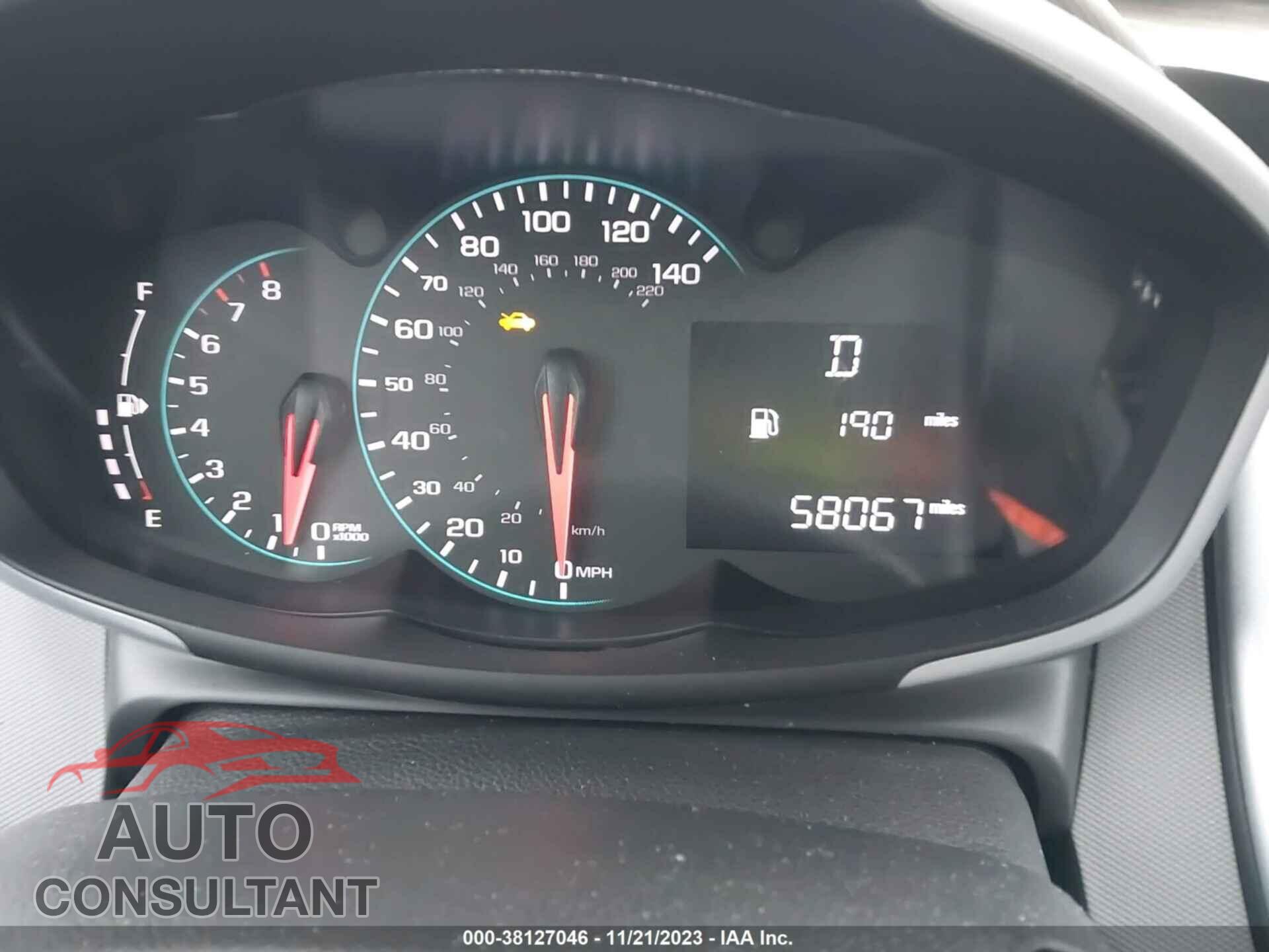 CHEVROLET SONIC 2017 - 1G1JD5SH2H4121456