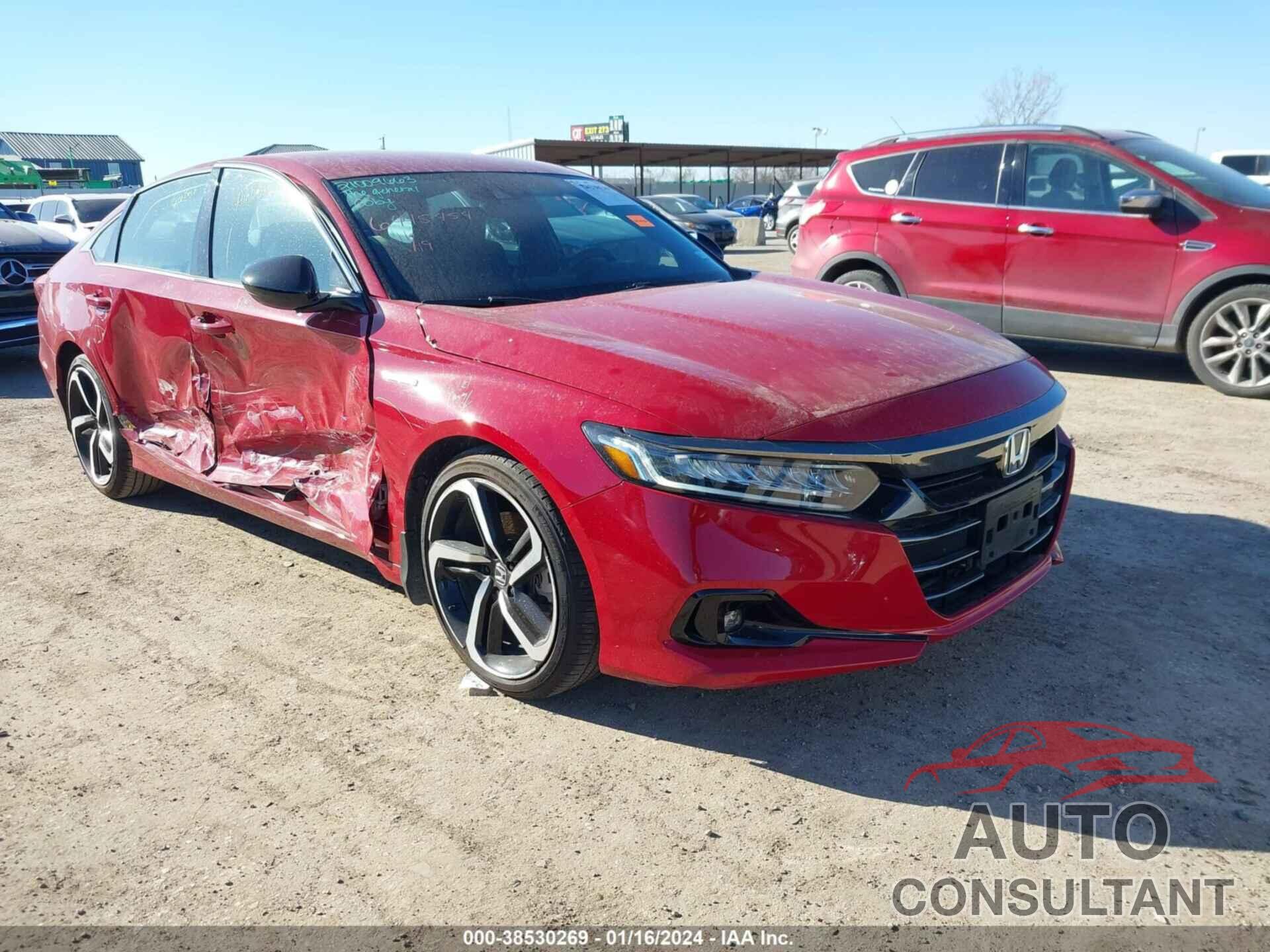 HONDA ACCORD 2022 - 1HGCV3F25NA026704
