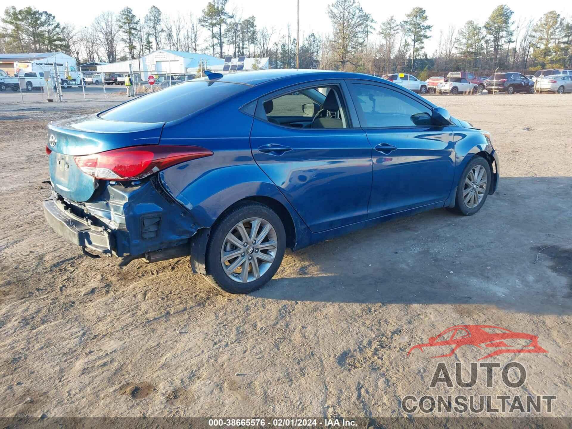 HYUNDAI ELANTRA 2016 - KMHDH4AE7GU606969