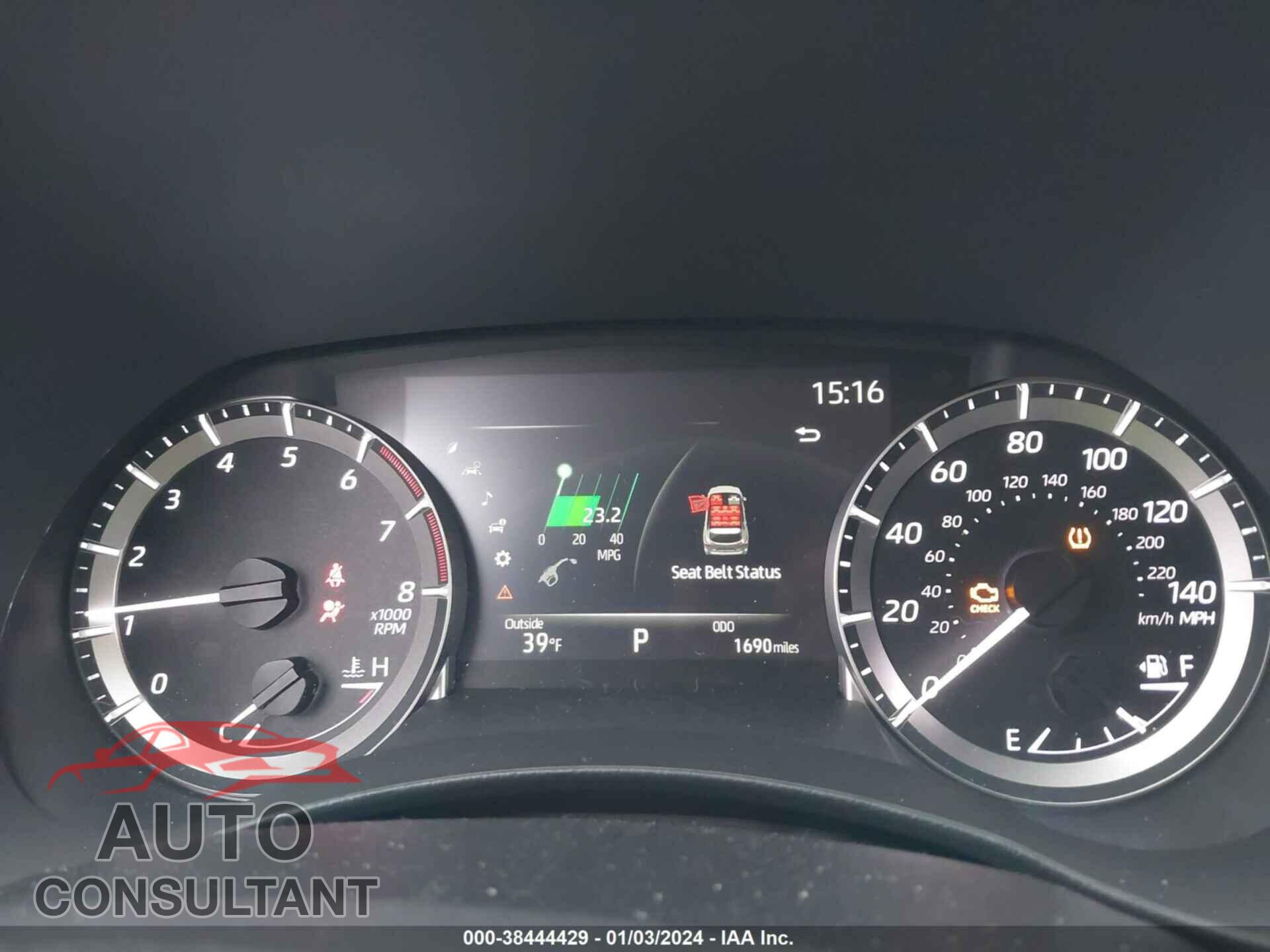 TOYOTA HIGHLANDER 2023 - 5TDKDRAH3PS521839