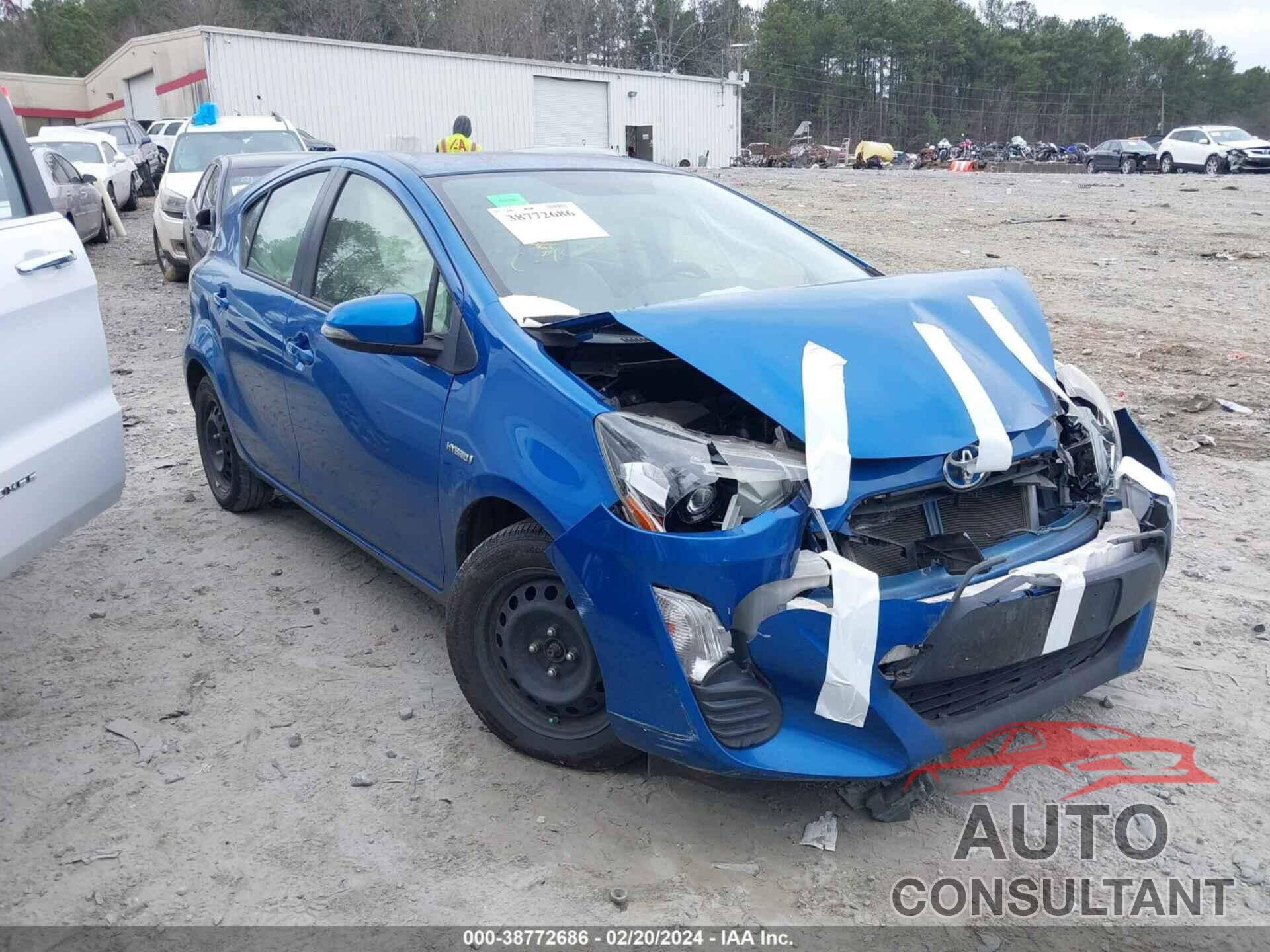 TOYOTA PRIUS C 2016 - JTDKDTB37G1131839