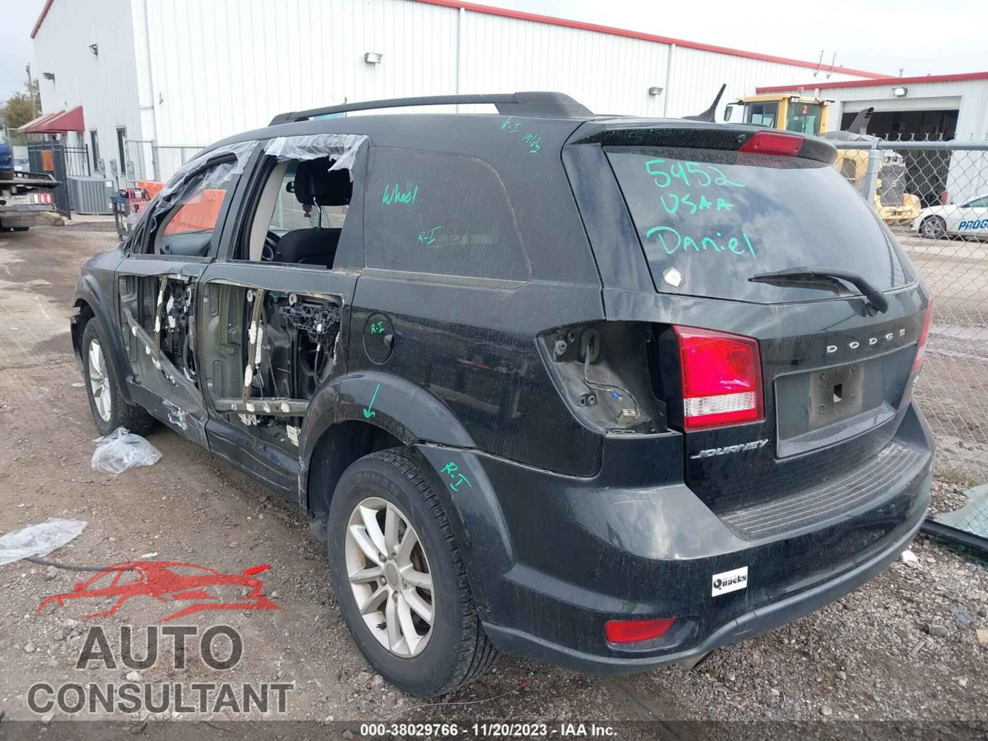DODGE JOURNEY 2015 - 3C4PDCBG9FT743055