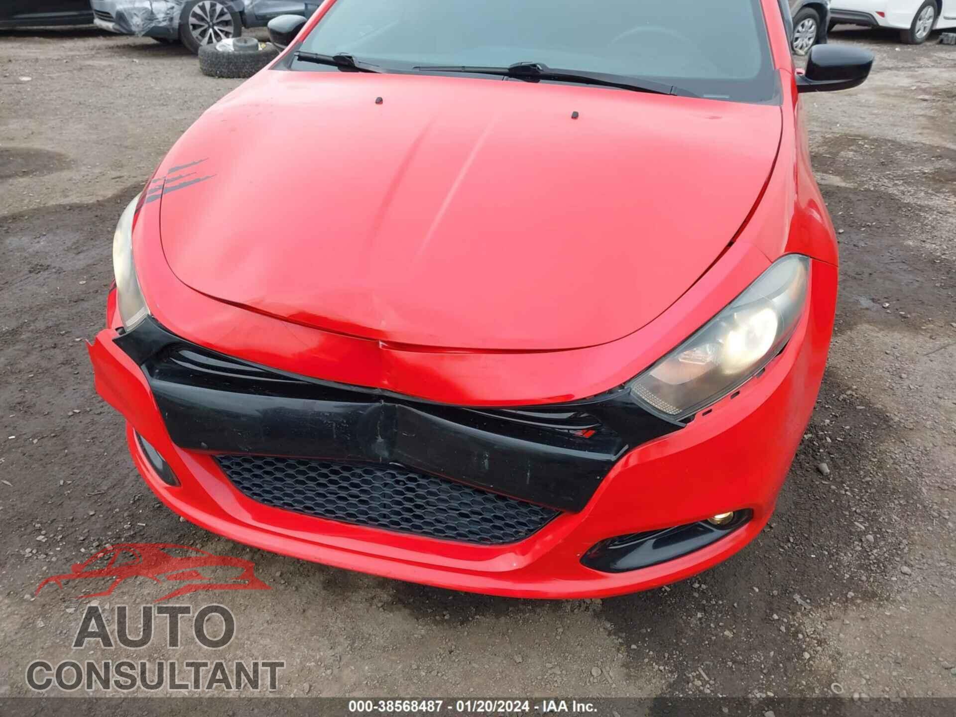 DODGE DART 2016 - 1C3CDFFA9GD819939
