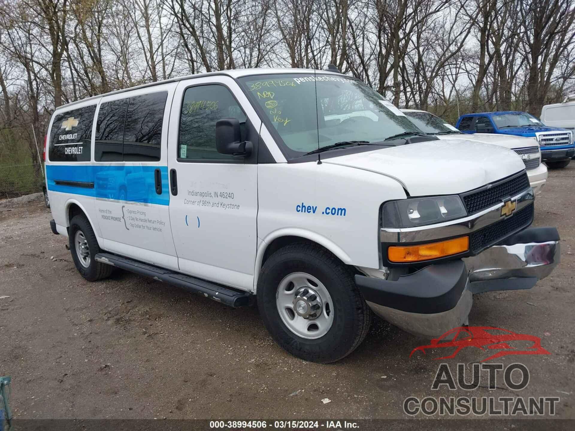 CHEVROLET EXPRESS 2500 2016 - 1GAWGFFG0G1327461