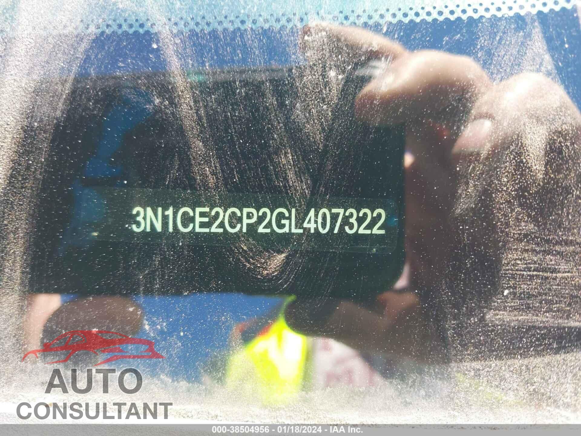 NISSAN VERSA NOTE 2016 - 3N1CE2CP2GL407322