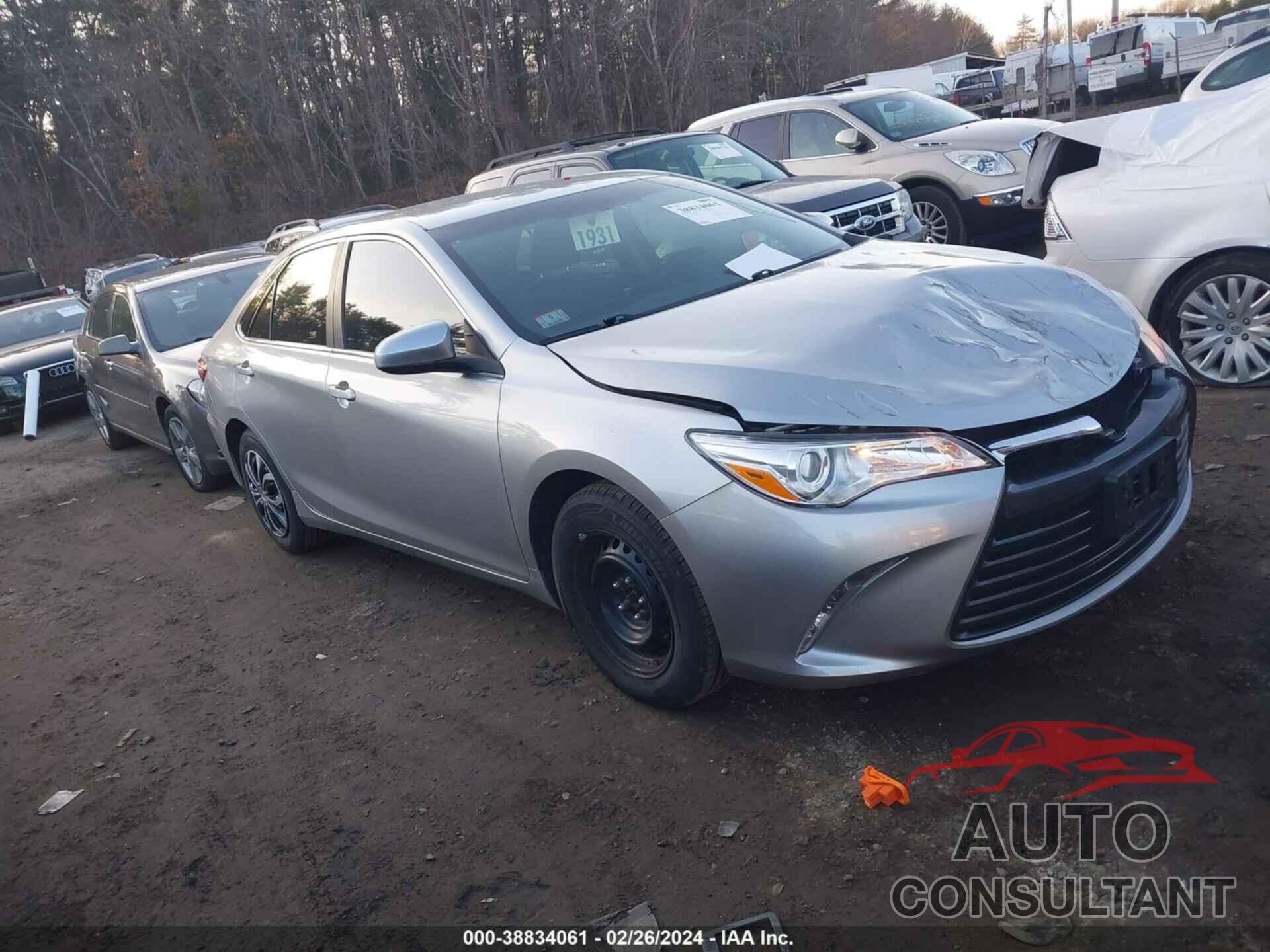TOYOTA CAMRY 2016 - 4T4BF1FK9GR522779
