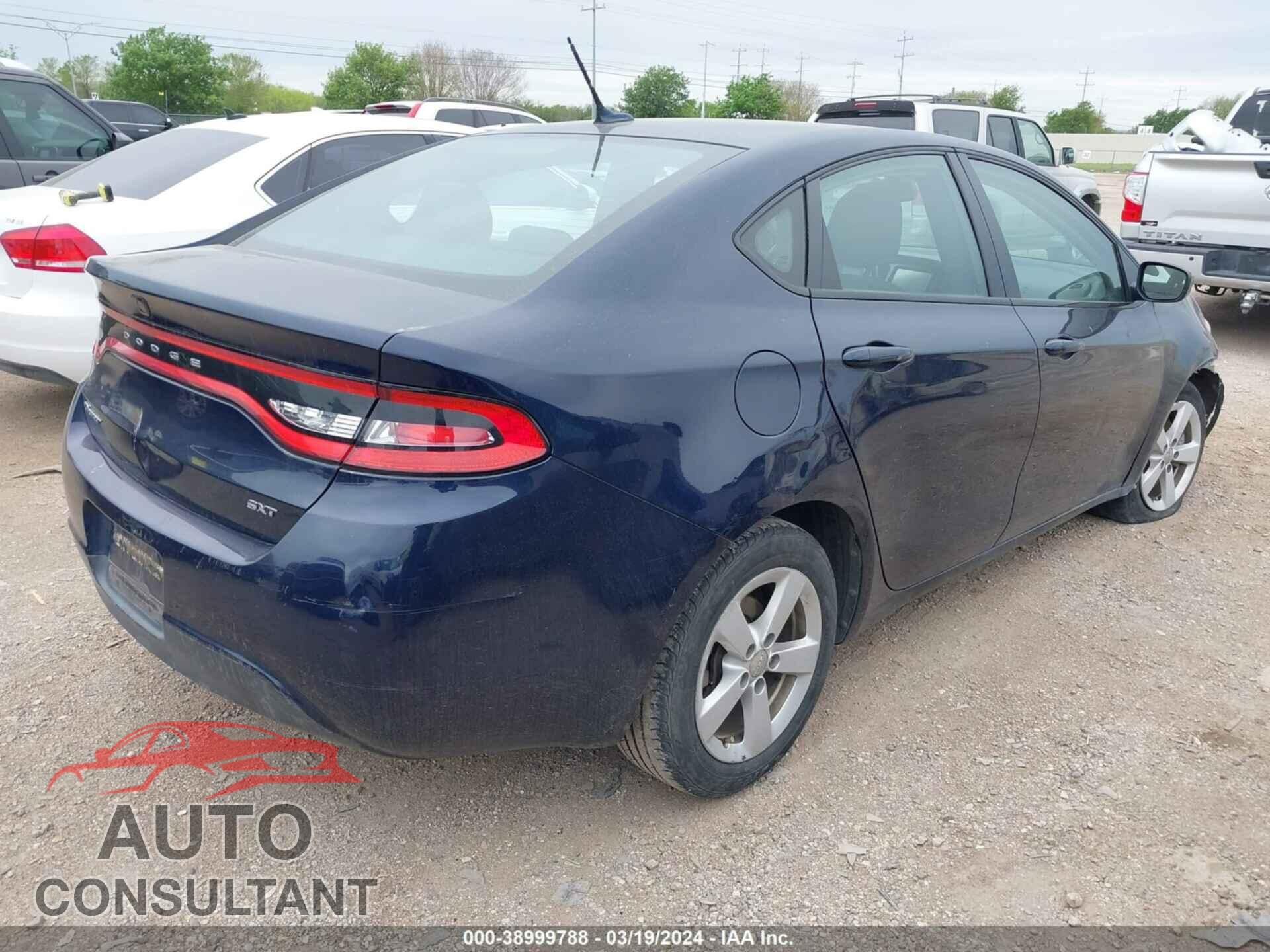 DODGE DART 2016 - 1C3CDFBBXGD565639