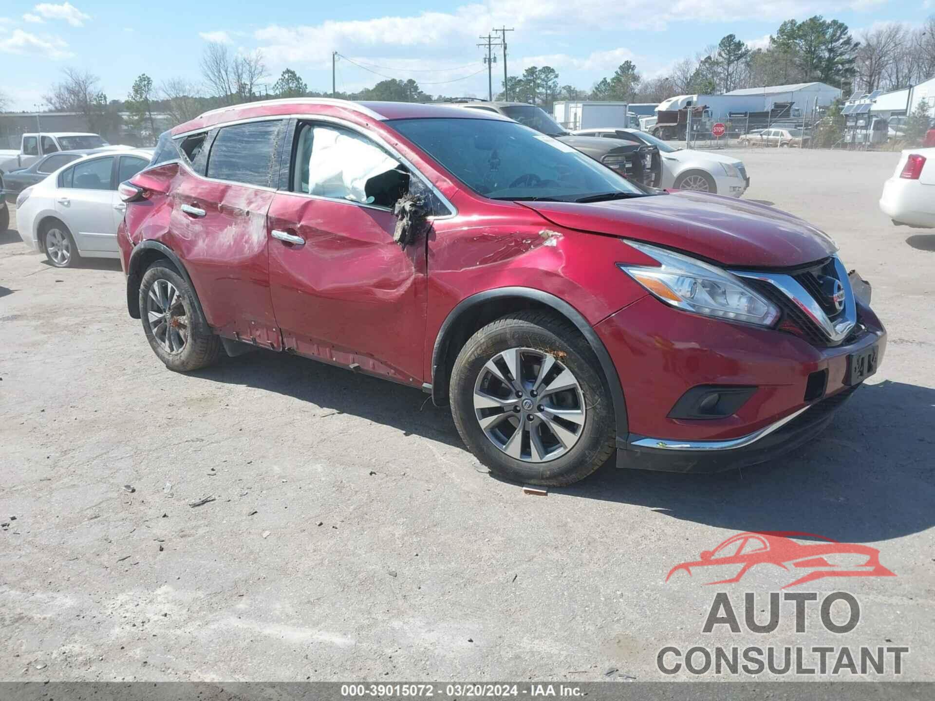 NISSAN MURANO 2017 - 5N1AZ2MG6HN133885