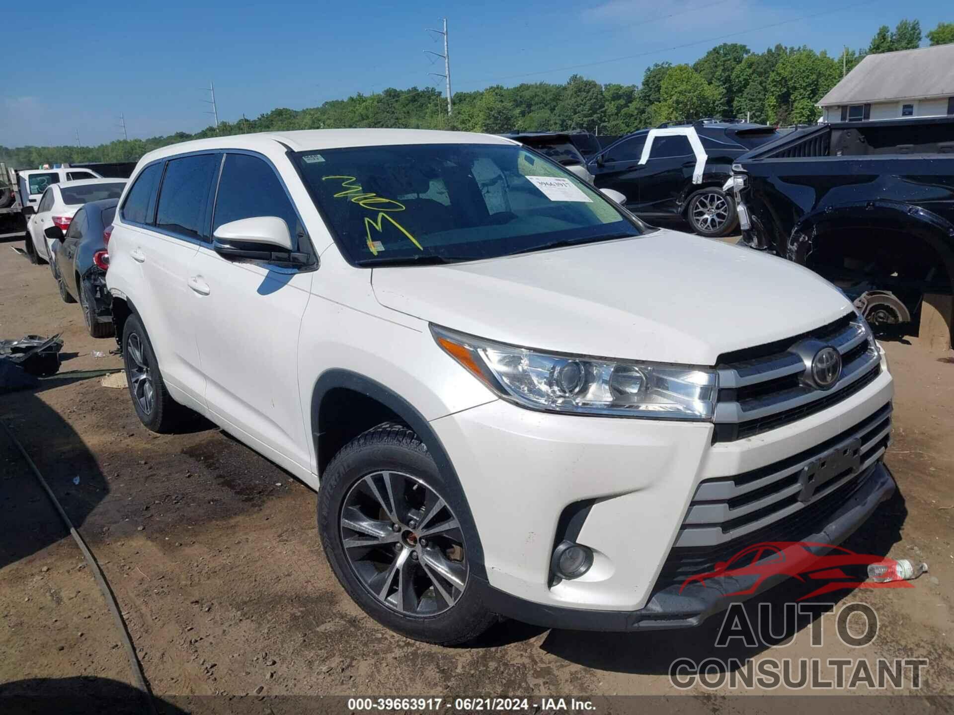 TOYOTA HIGHLANDER 2017 - 5TDBZRFH2HS420478