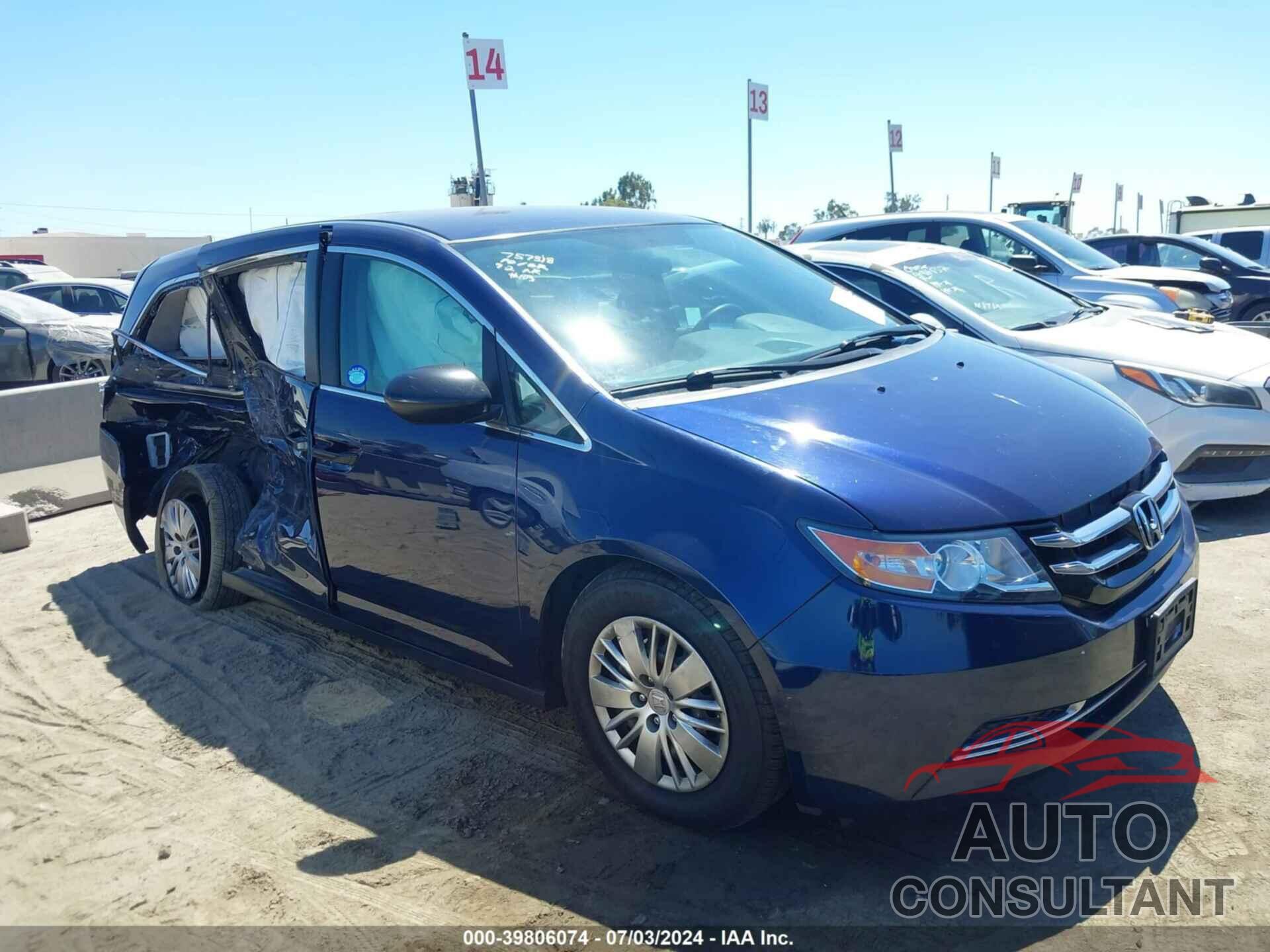 HONDA ODYSSEY 2015 - 5FNRL5H22FB073236