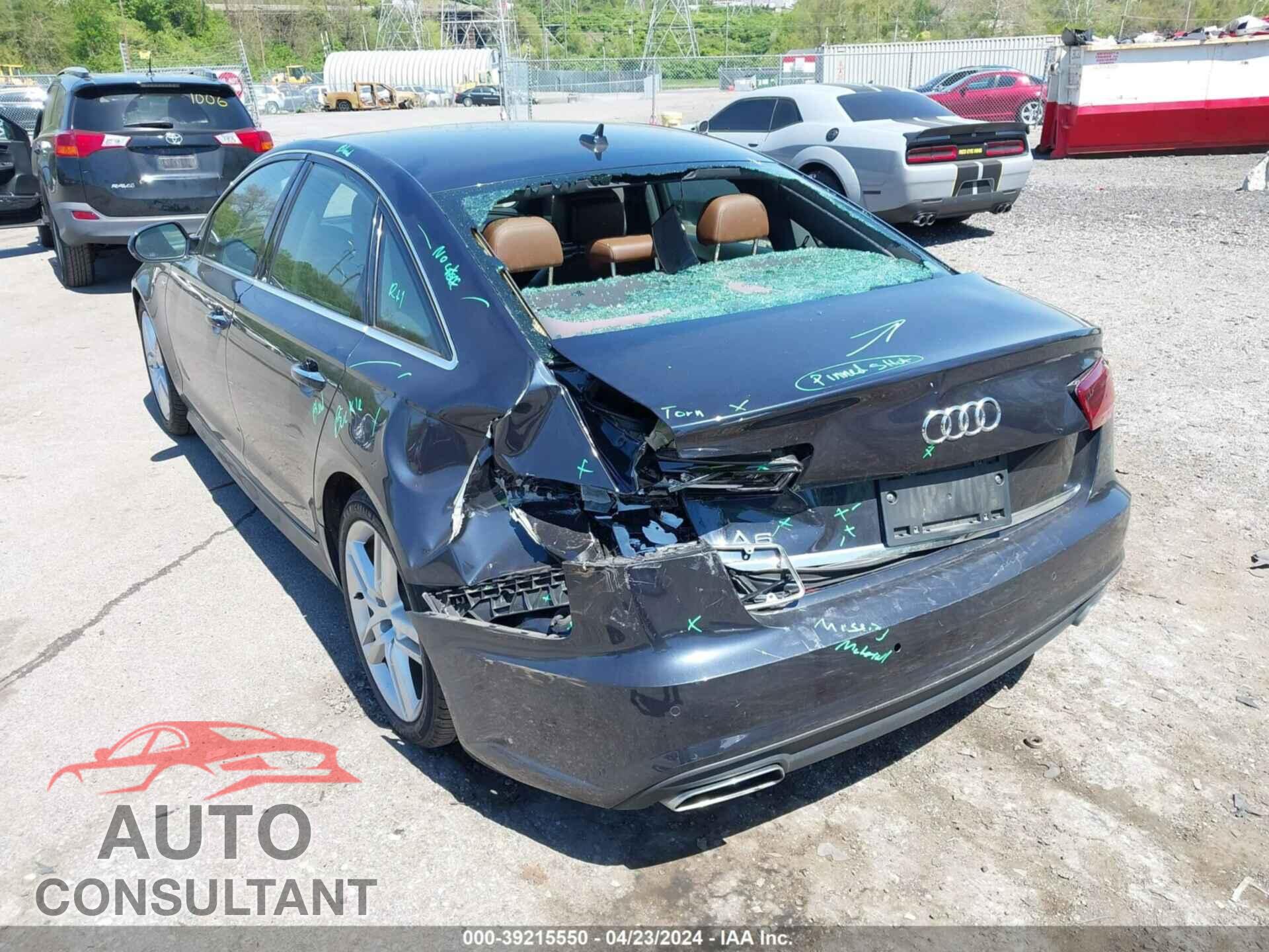 AUDI A6 2017 - WAUC8AFC1HN055839