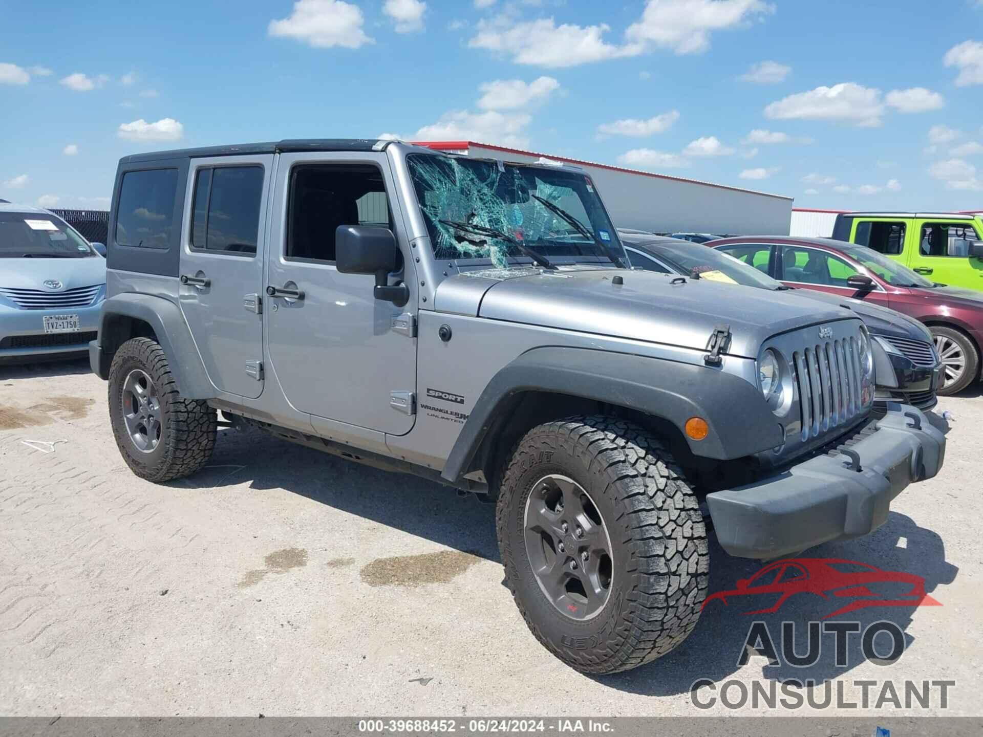 JEEP WRANGLER JK UNLIMITED 2018 - 1C4BJWDG4JL890213