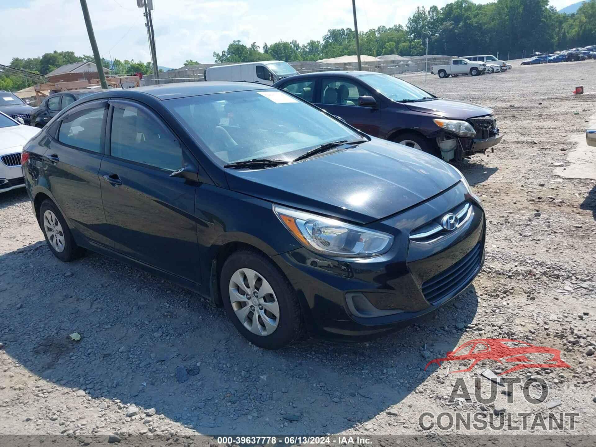 HYUNDAI ACCENT 2016 - KMHCT4AE4GU017209