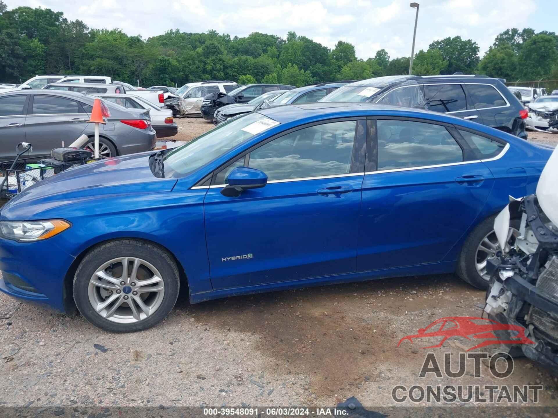 FORD FUSION HYBRID 2018 - 3FA6P0LU1JR116433