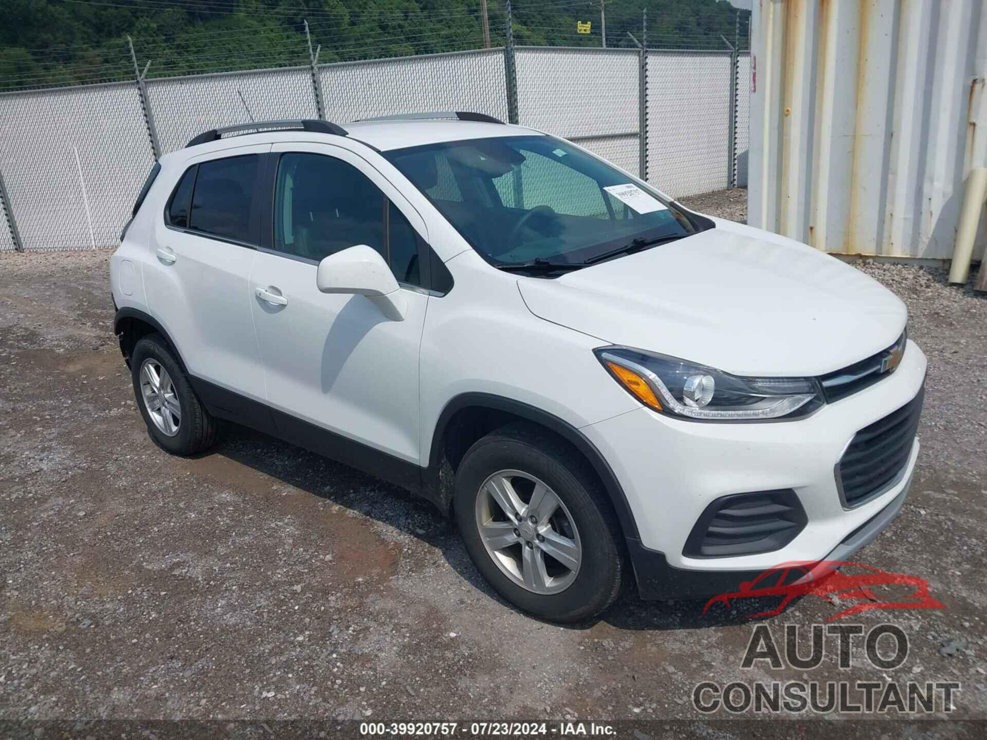 CHEVROLET TRAX 2020 - KL7CJPSB9LB321672