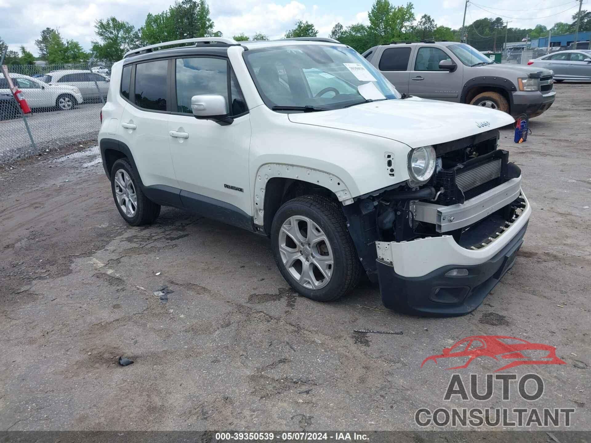 JEEP RENEGADE 2016 - ZACCJBDT4GPE26904