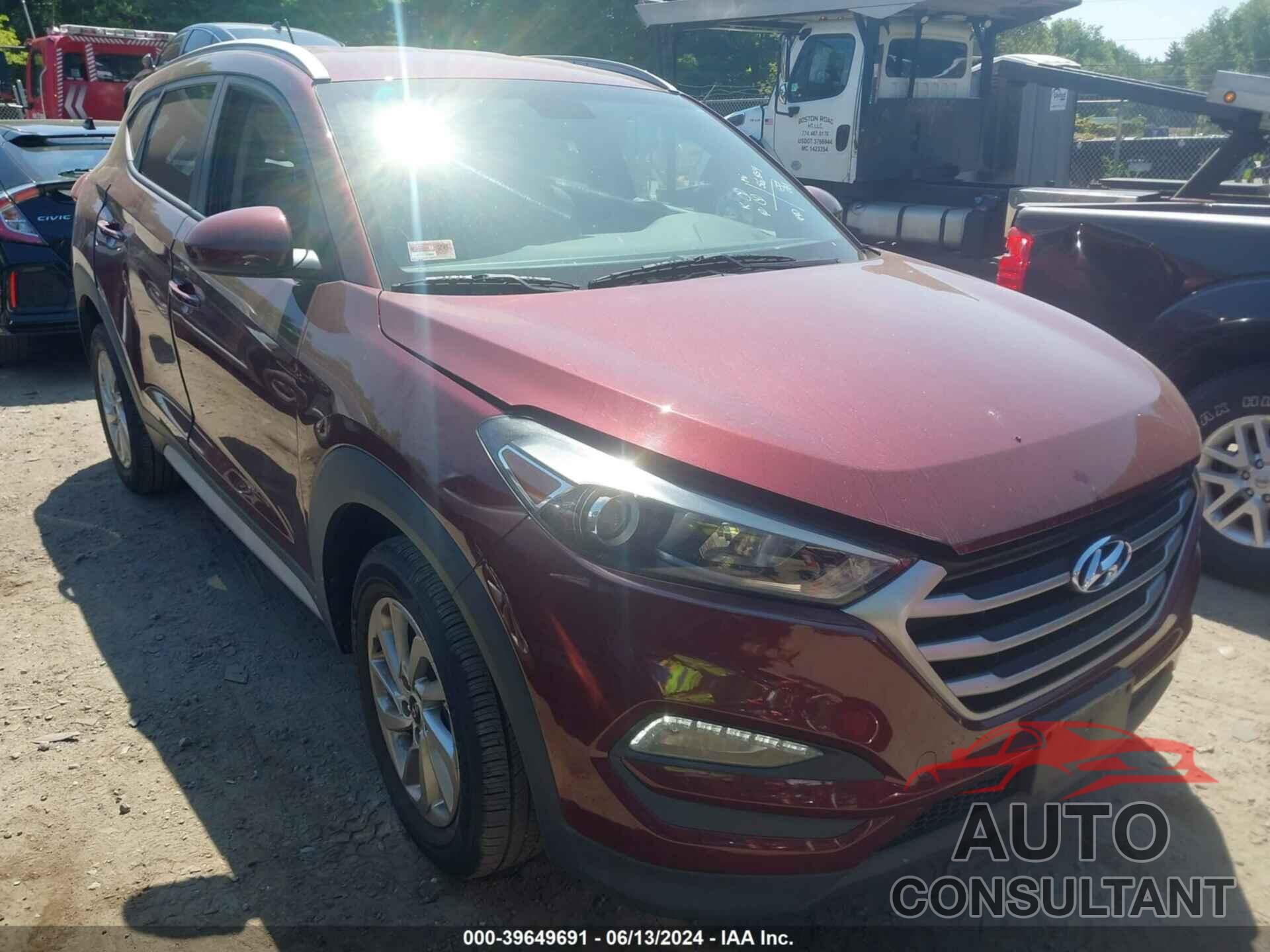 HYUNDAI TUCSON 2017 - KM8J3CA43HU502273