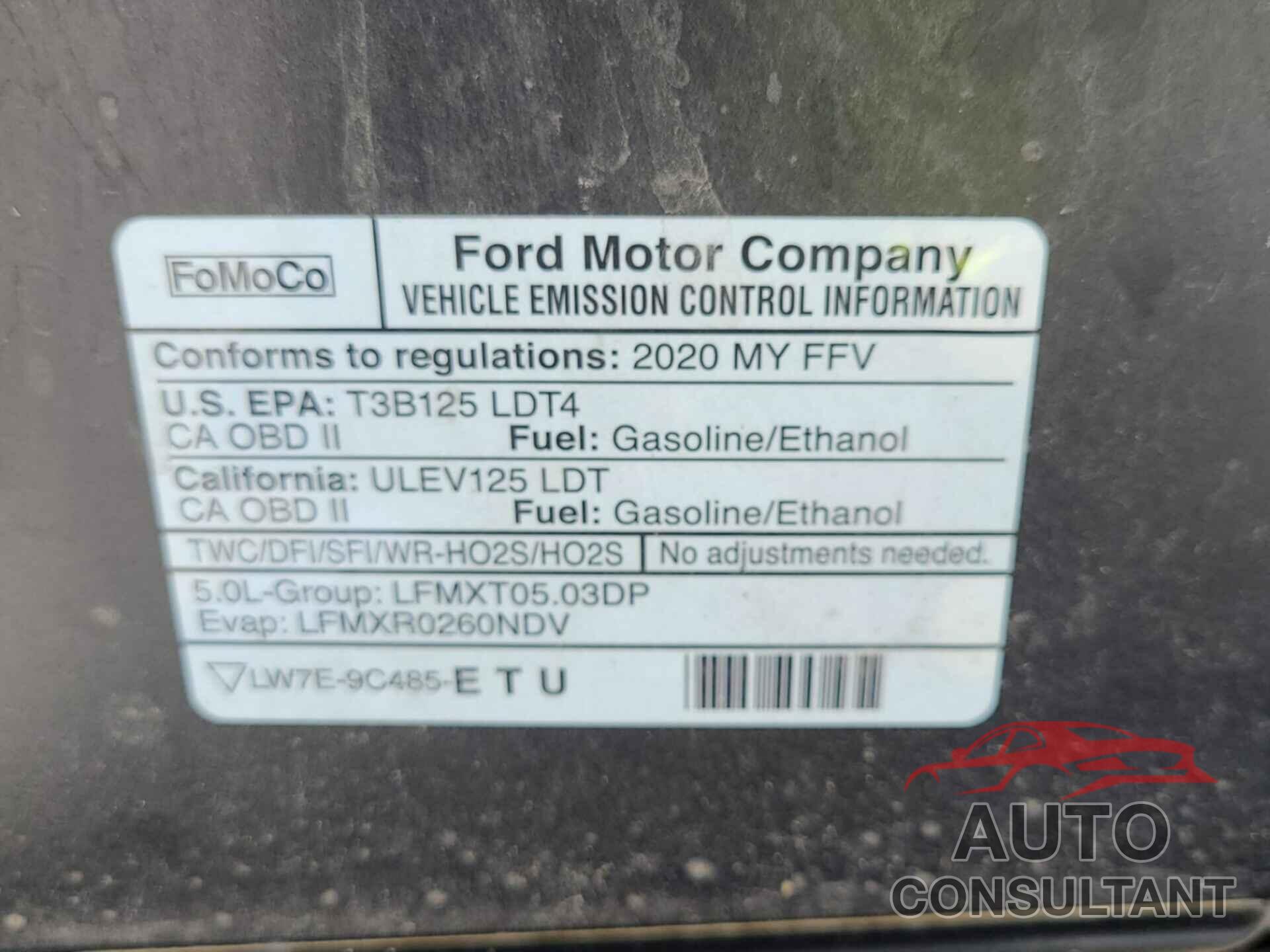 FORD F150 2020 - 1FTEW1E55LKD83442
