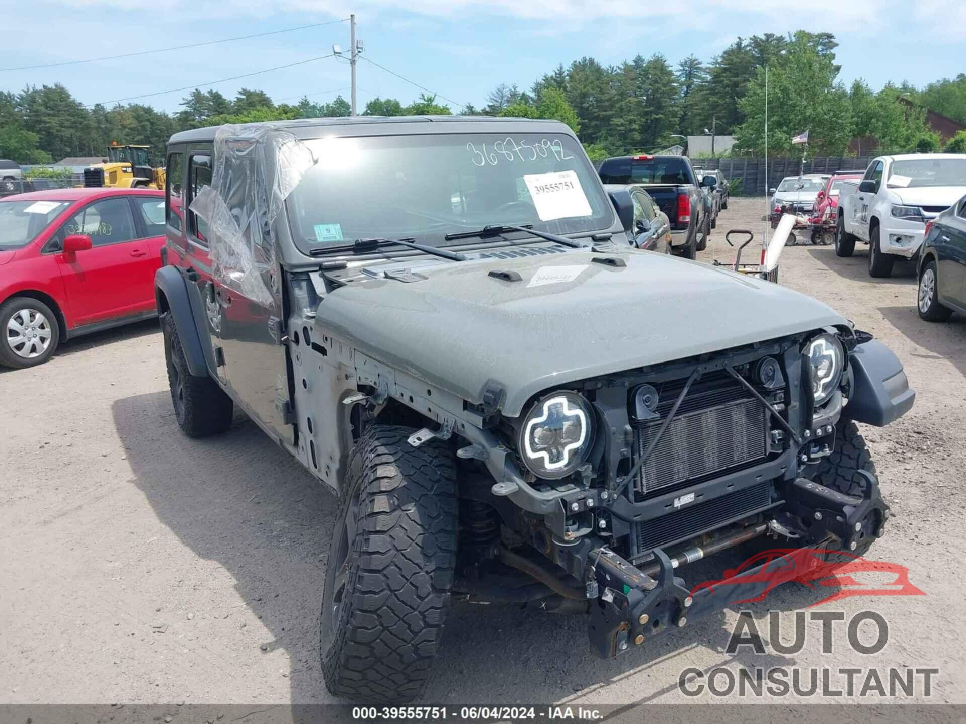 JEEP WRANGLER UNLIMITED 2018 - 1C4HJXDN9JW206785