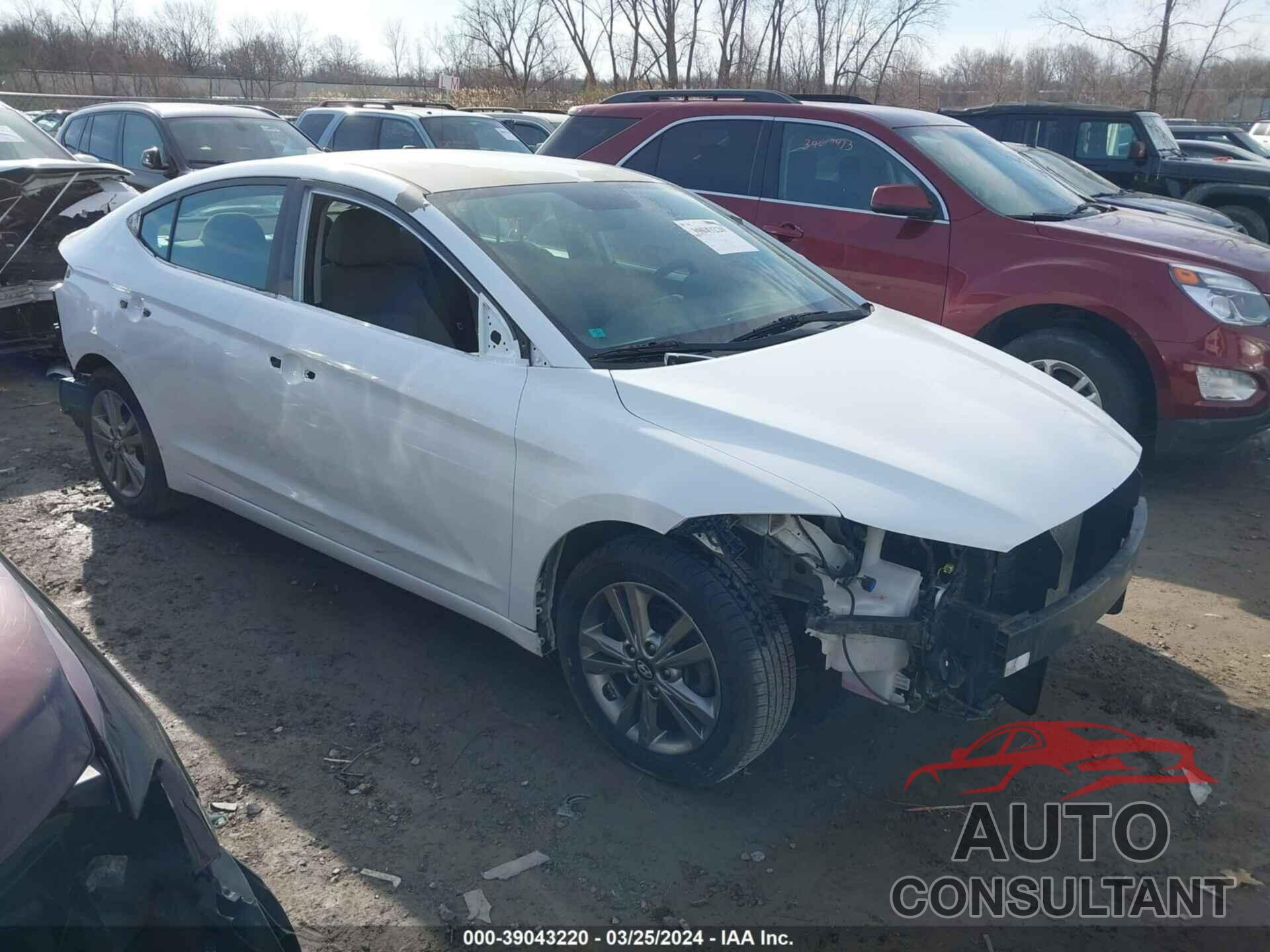 HYUNDAI ELANTRA 2017 - 5NPD84LF3HH116468
