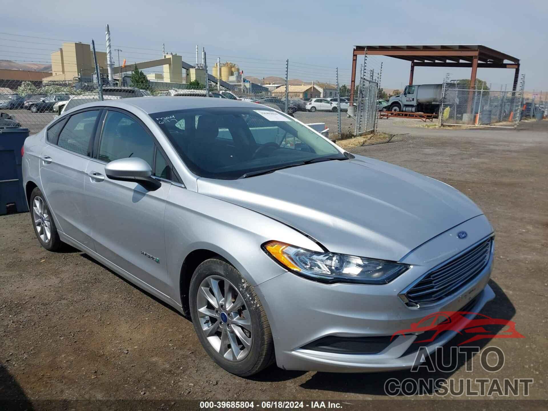 FORD FUSION HYBRID 2017 - 3FA6P0UU9HR266783