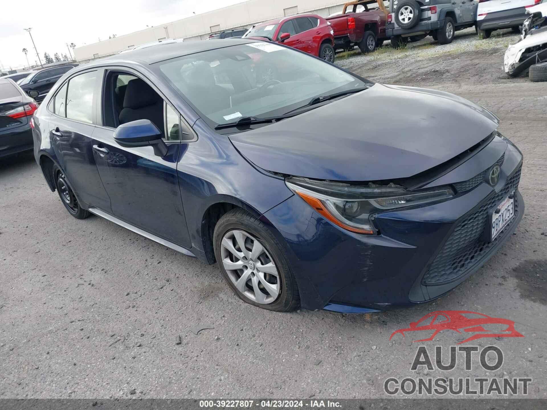 TOYOTA COROLLA 2020 - JTDEPRAEXLJ047017