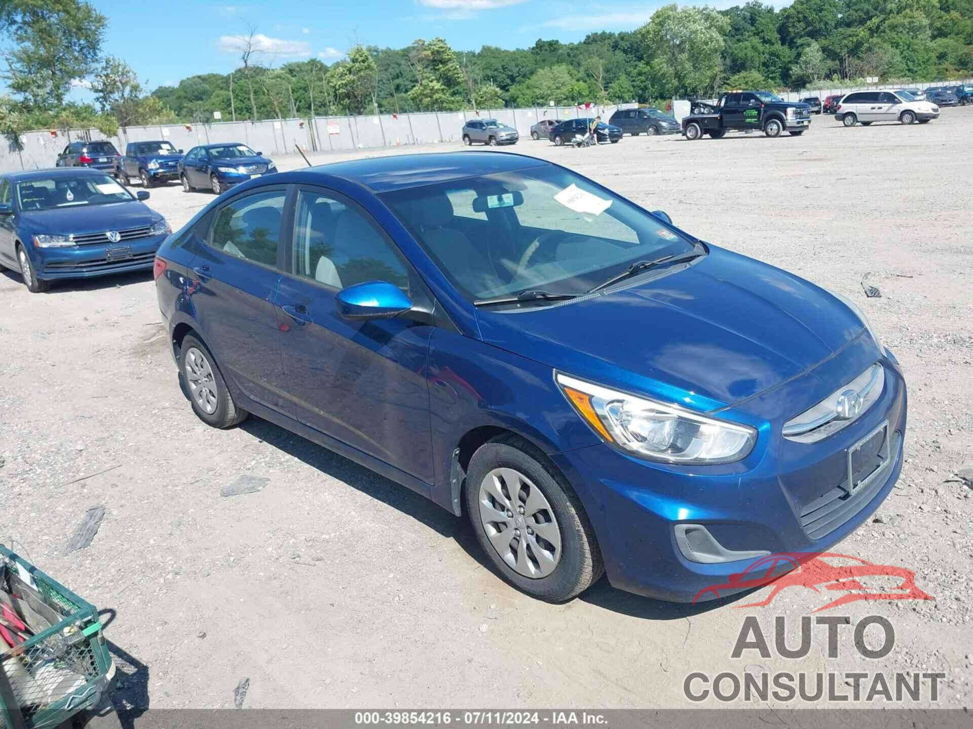 HYUNDAI ACCENT 2017 - KMHCT4AE5HU170151