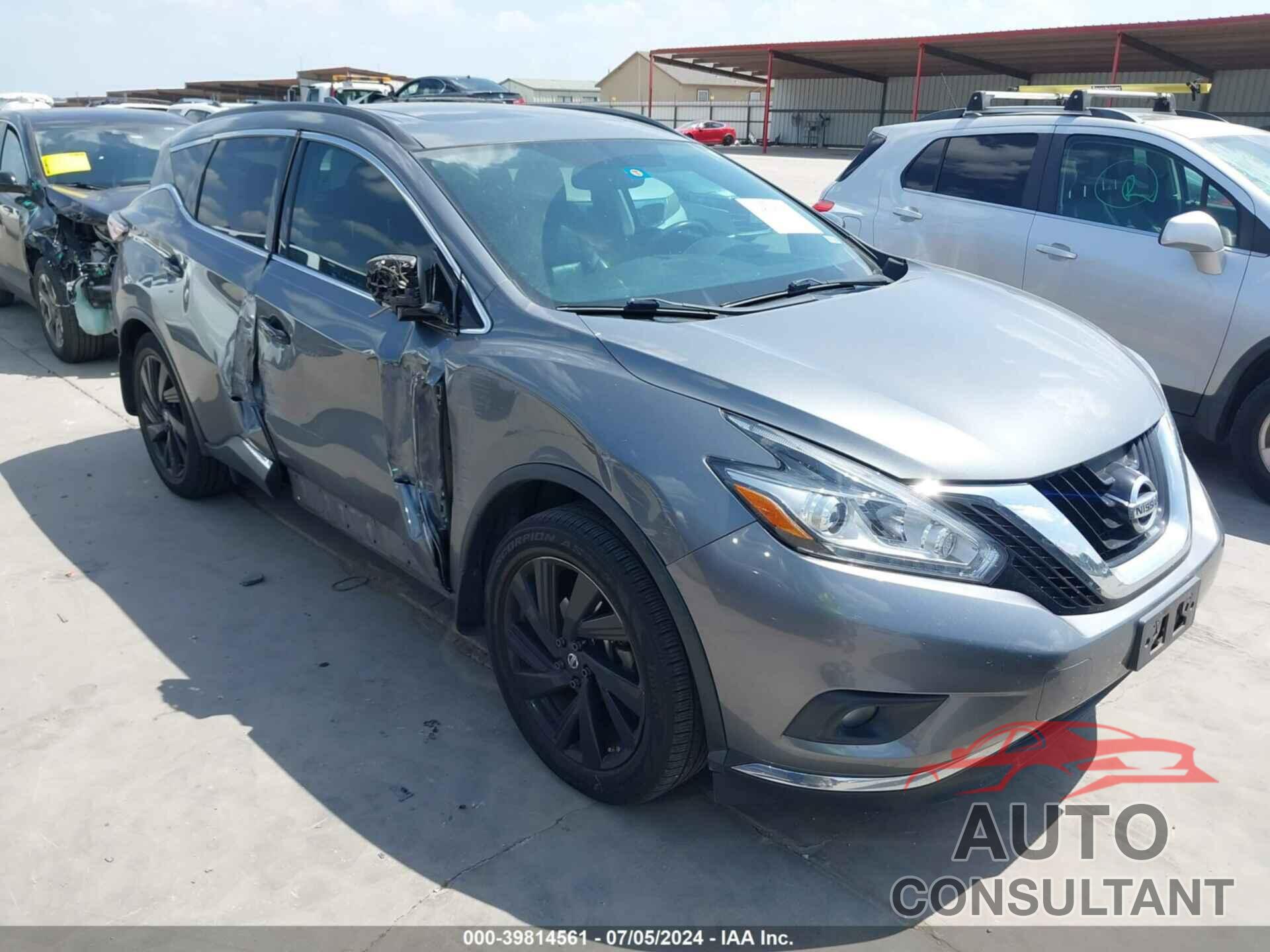 NISSAN MURANO 2017 - 5N1AZ2MG9HN186113