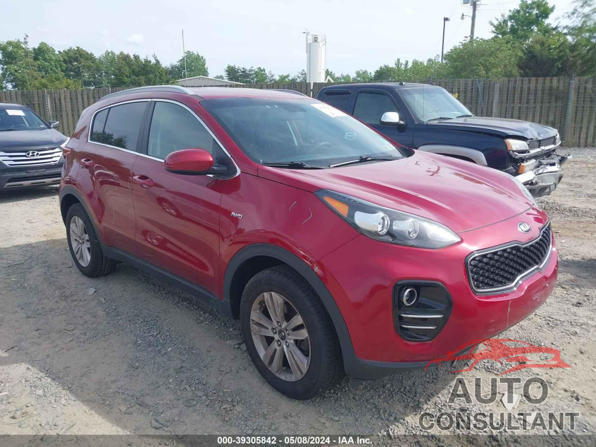 KIA SPORTAGE 2017 - KNDPMCACXH7200982