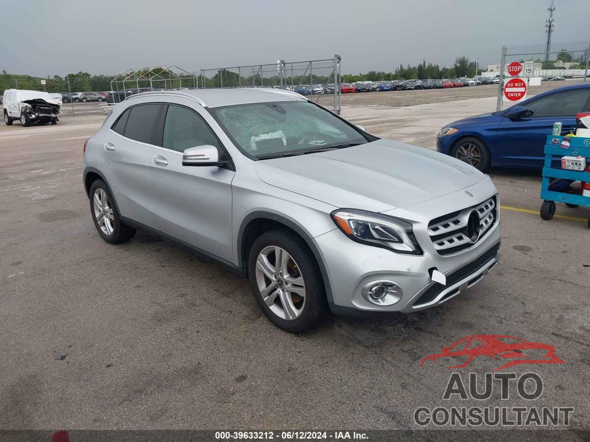 MERCEDES-BENZ GLA 250 2019 - WDCTG4EB9KJ550878