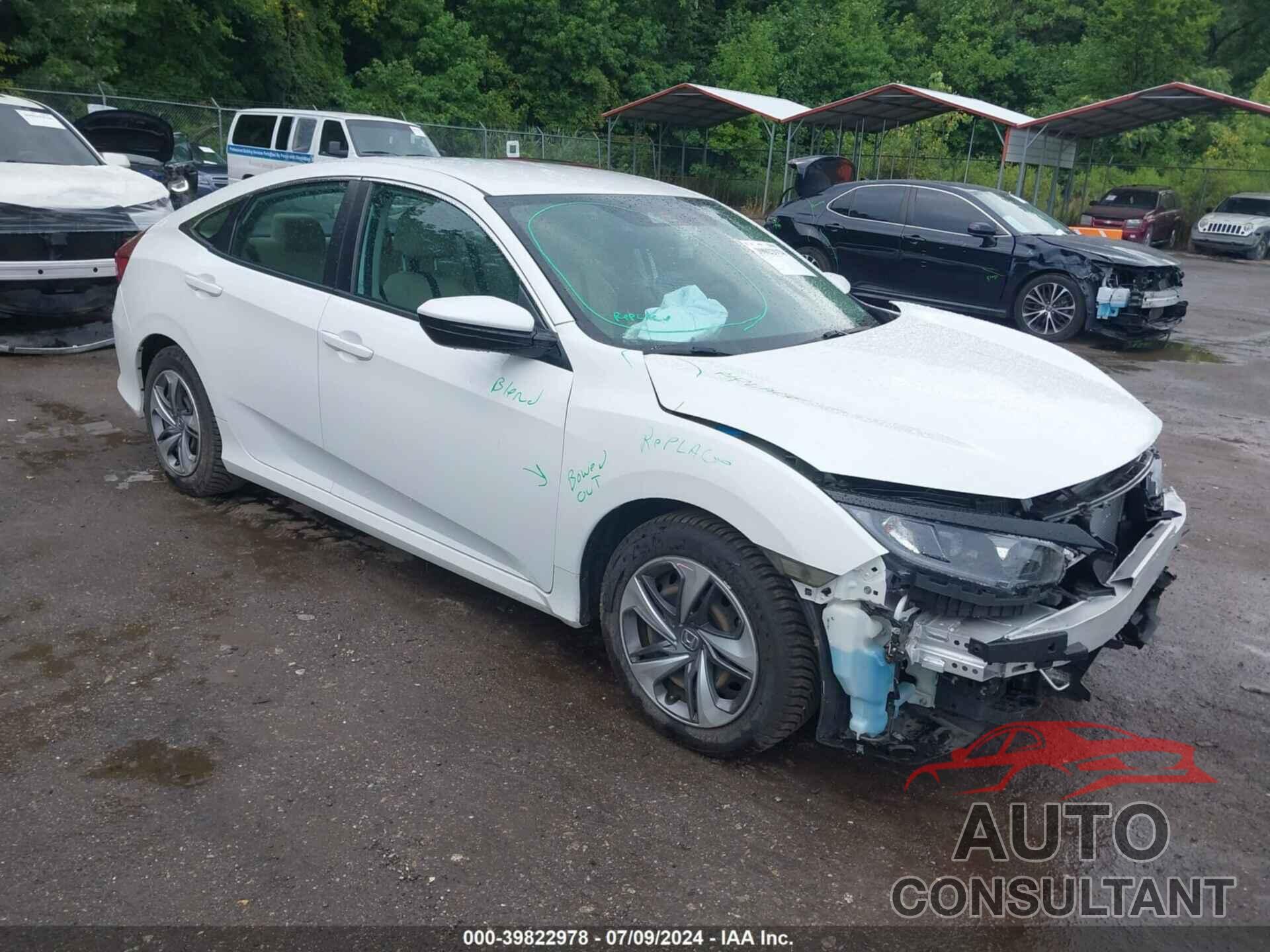 HONDA CIVIC 2019 - 2HGFC2F65KH547970