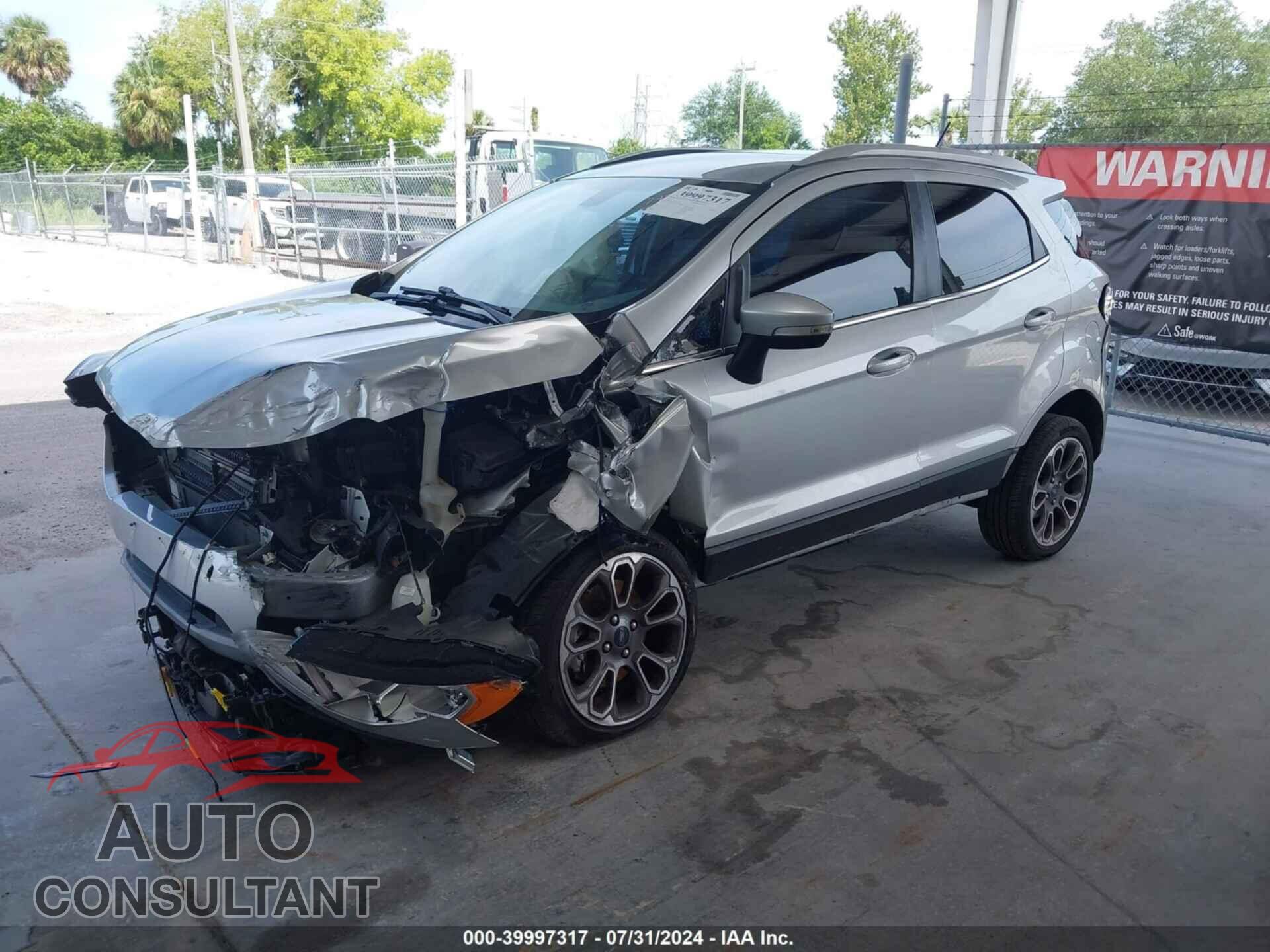 FORD ECOSPORT 2020 - MAJ6S3KL7LC354331
