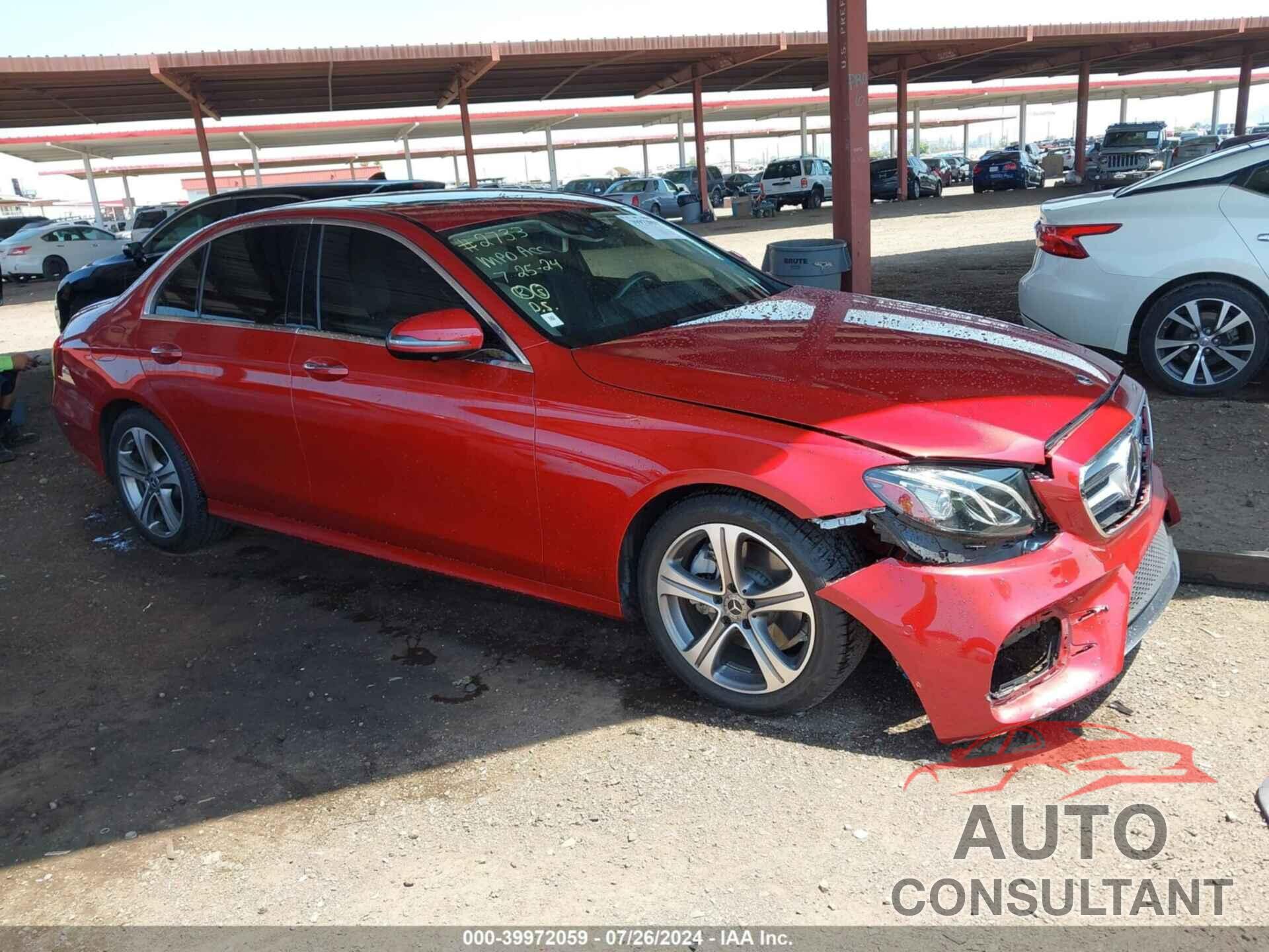 MERCEDES-BENZ E 300 2019 - WDDZF4JB2KA633048