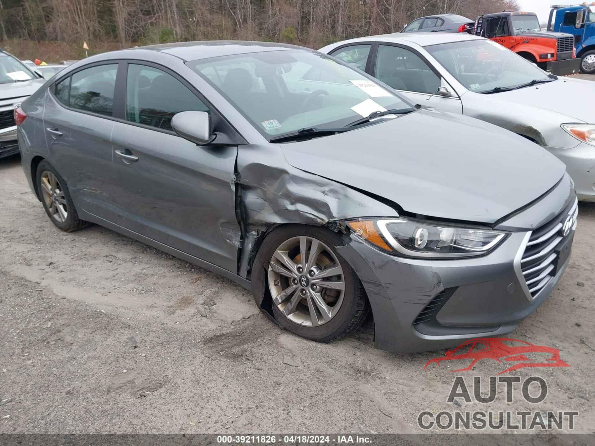 HYUNDAI ELANTRA 2018 - KMHD84LF8JU446601