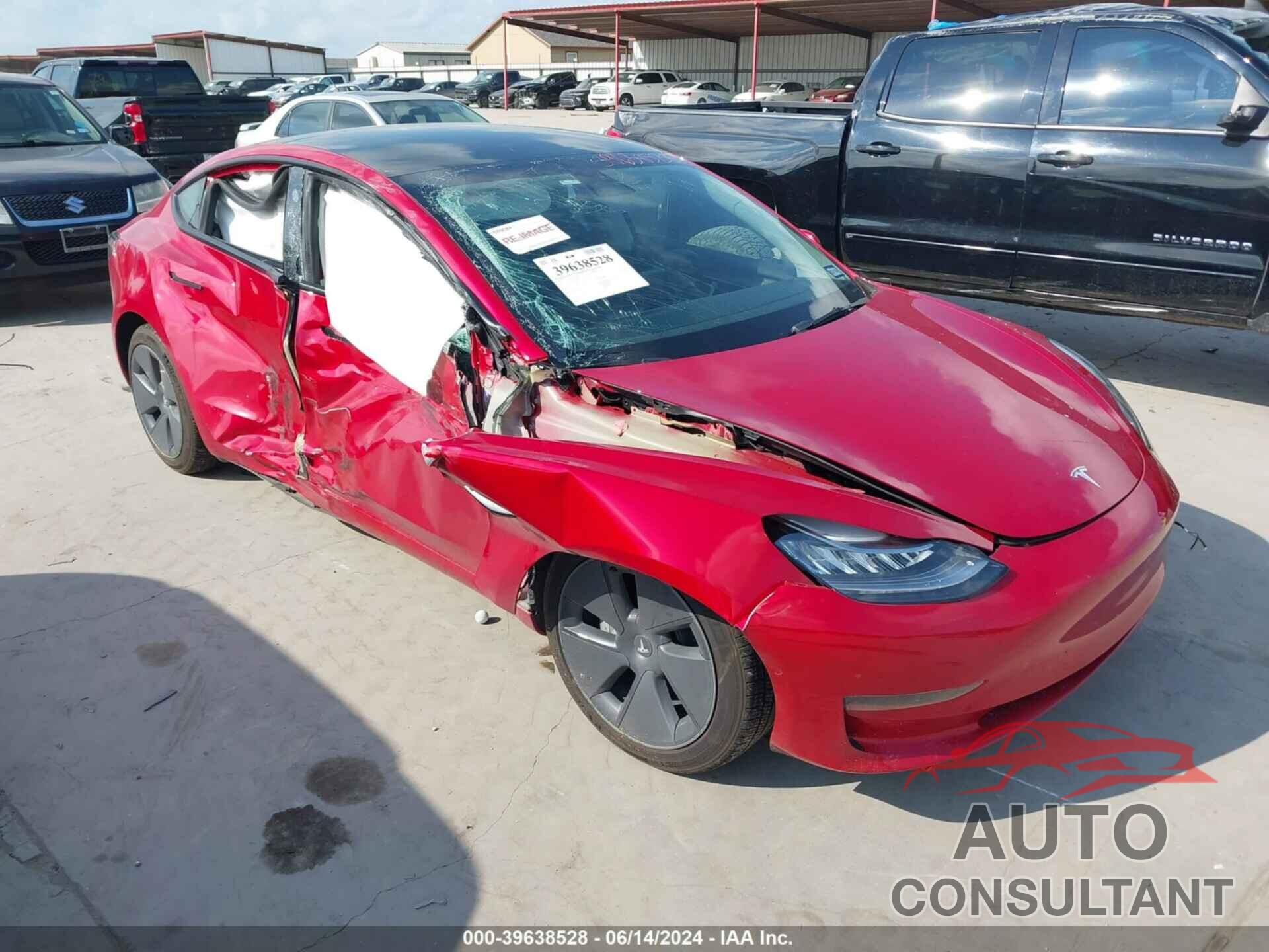 TESLA MODEL 3 2022 - 5YJ3E1EB0NF245453