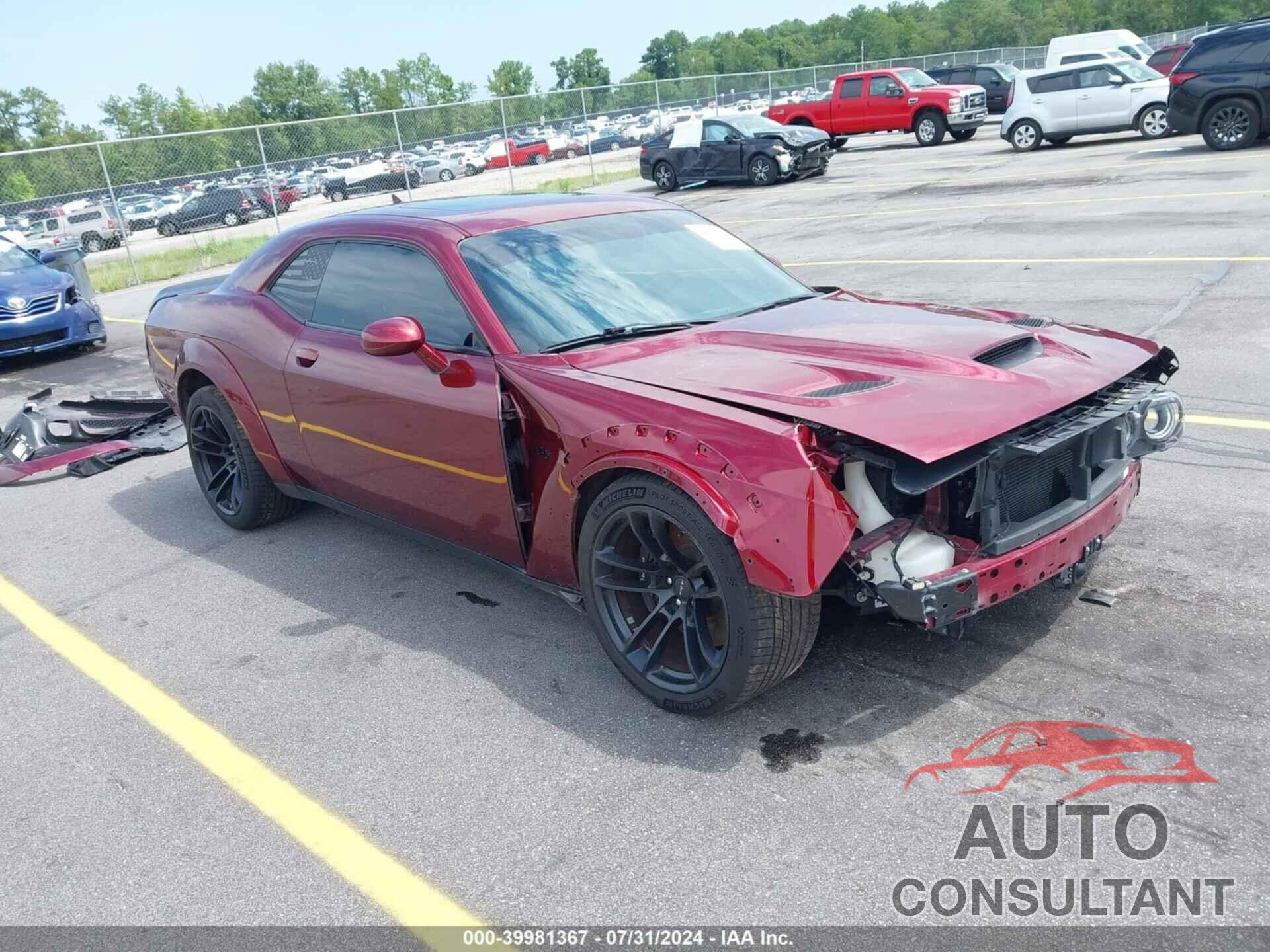 DODGE CHALLENGER 2019 - 2C3CDZFJ2KH569456