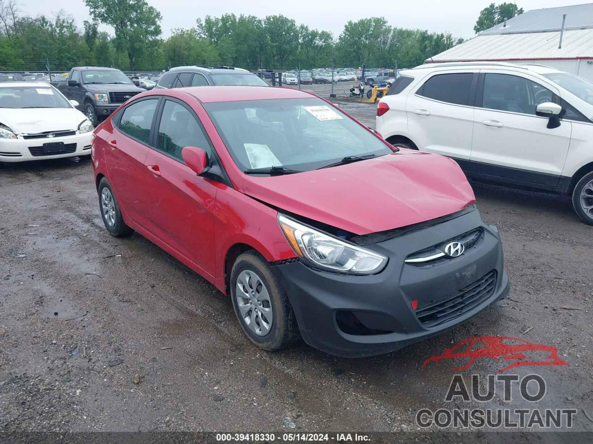 HYUNDAI ACCENT 2016 - KMHCT4AE6GU136086