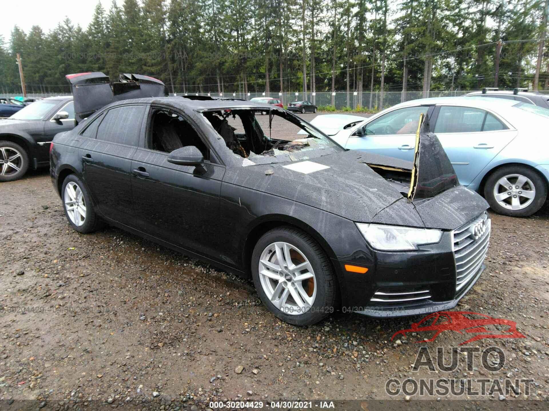 AUDI A4 2017 - WAUANAF43HN012404