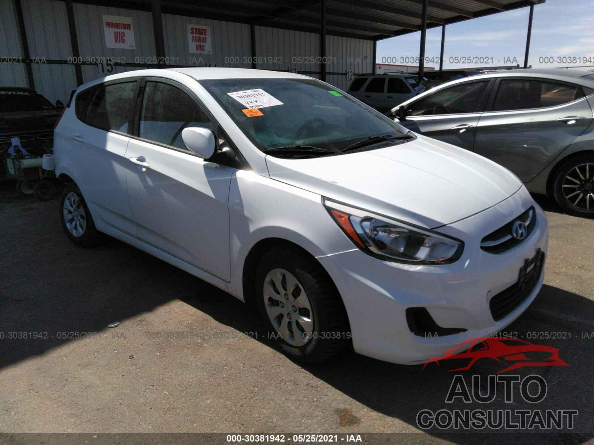 HYUNDAI ACCENT 2016 - KMHCT5AE1GU268257