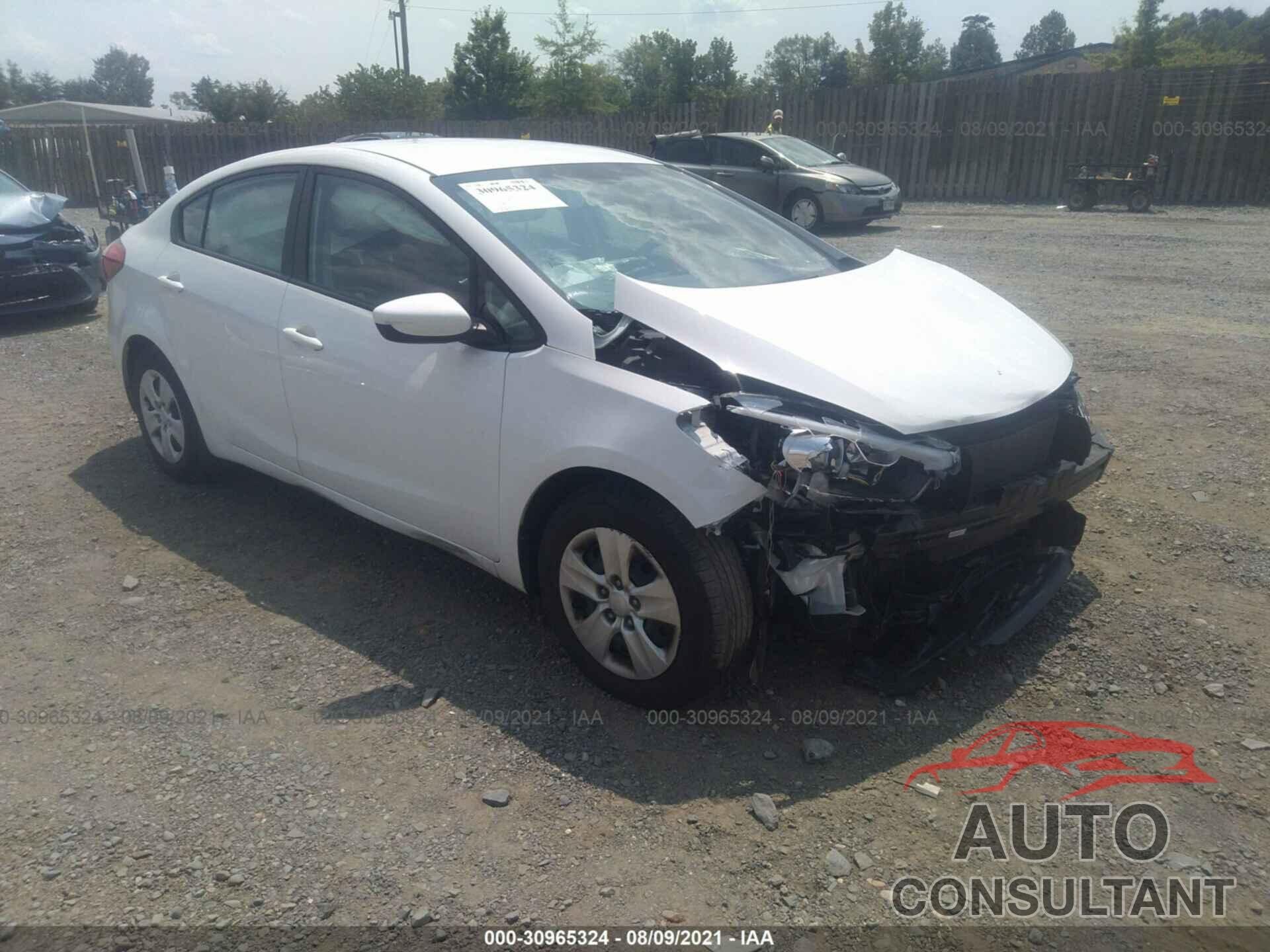 KIA FORTE 2016 - KNAFK4A63G5613609