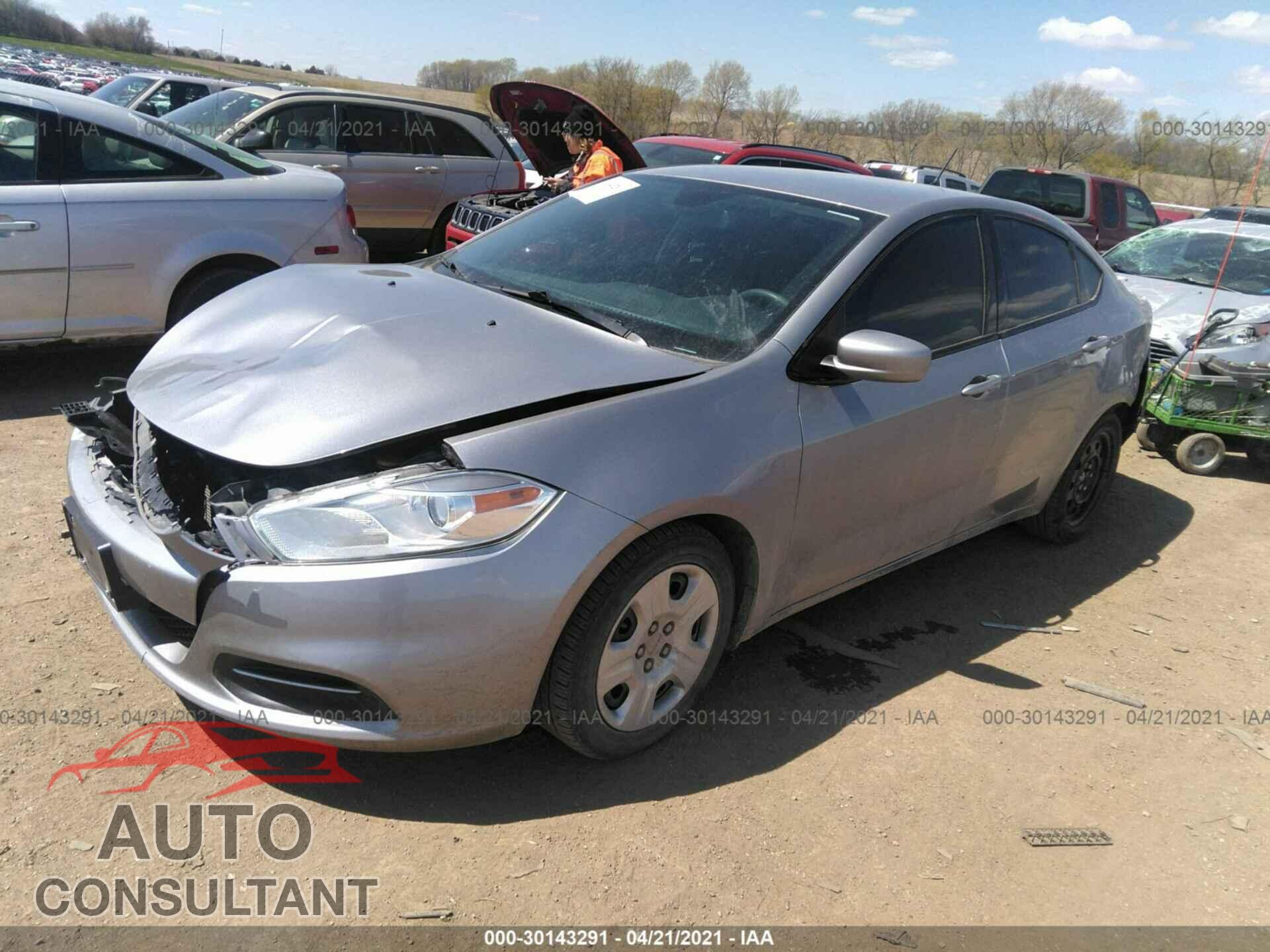 DODGE DART 2016 - 1C3CDFAA7GD564800