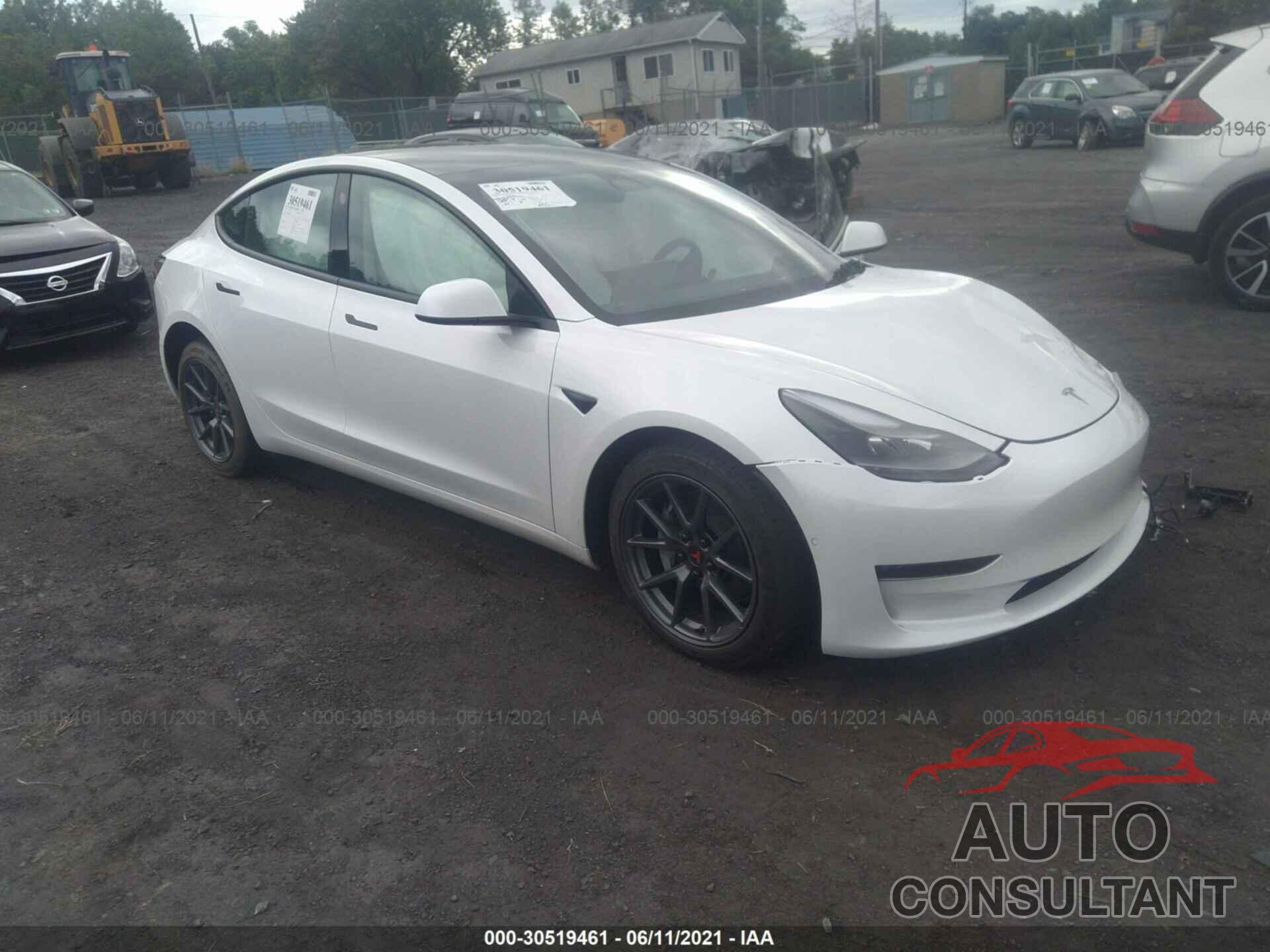 TESLA MODEL 3 2021 - 5YJ3E1EB7MF960616