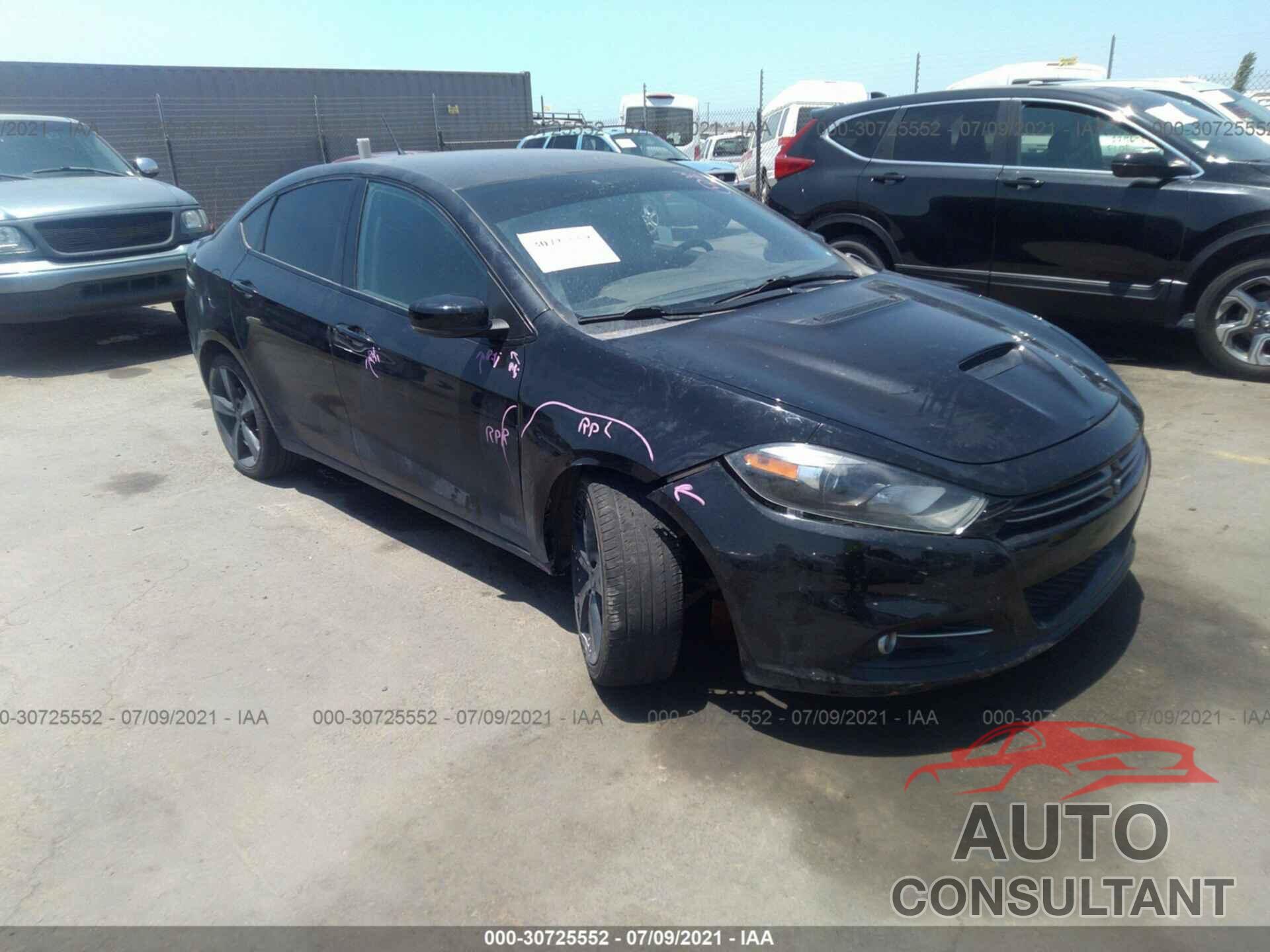 DODGE DART 2016 - 1C3CDFEB5GD577709