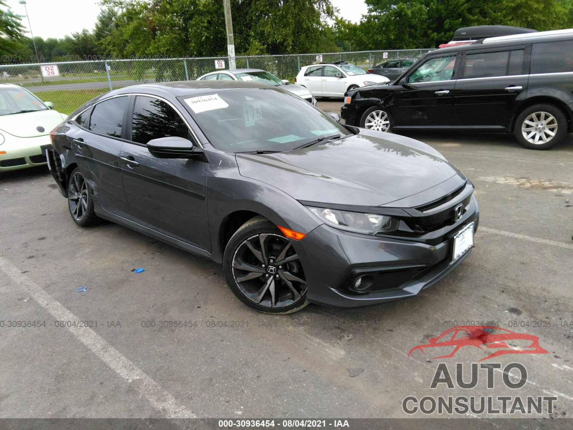 HONDA CIVIC SEDAN 2019 - 2HGFC2F86KH562821