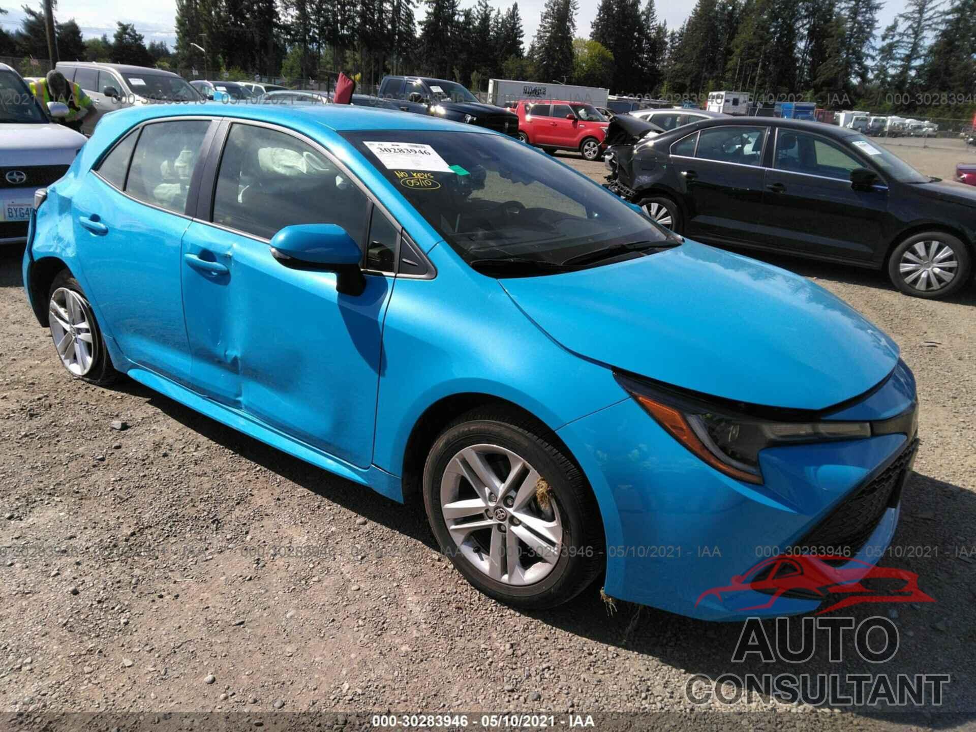 TOYOTA COROLLA HATCHBACK 2019 - JTNK4RBE7K3038168