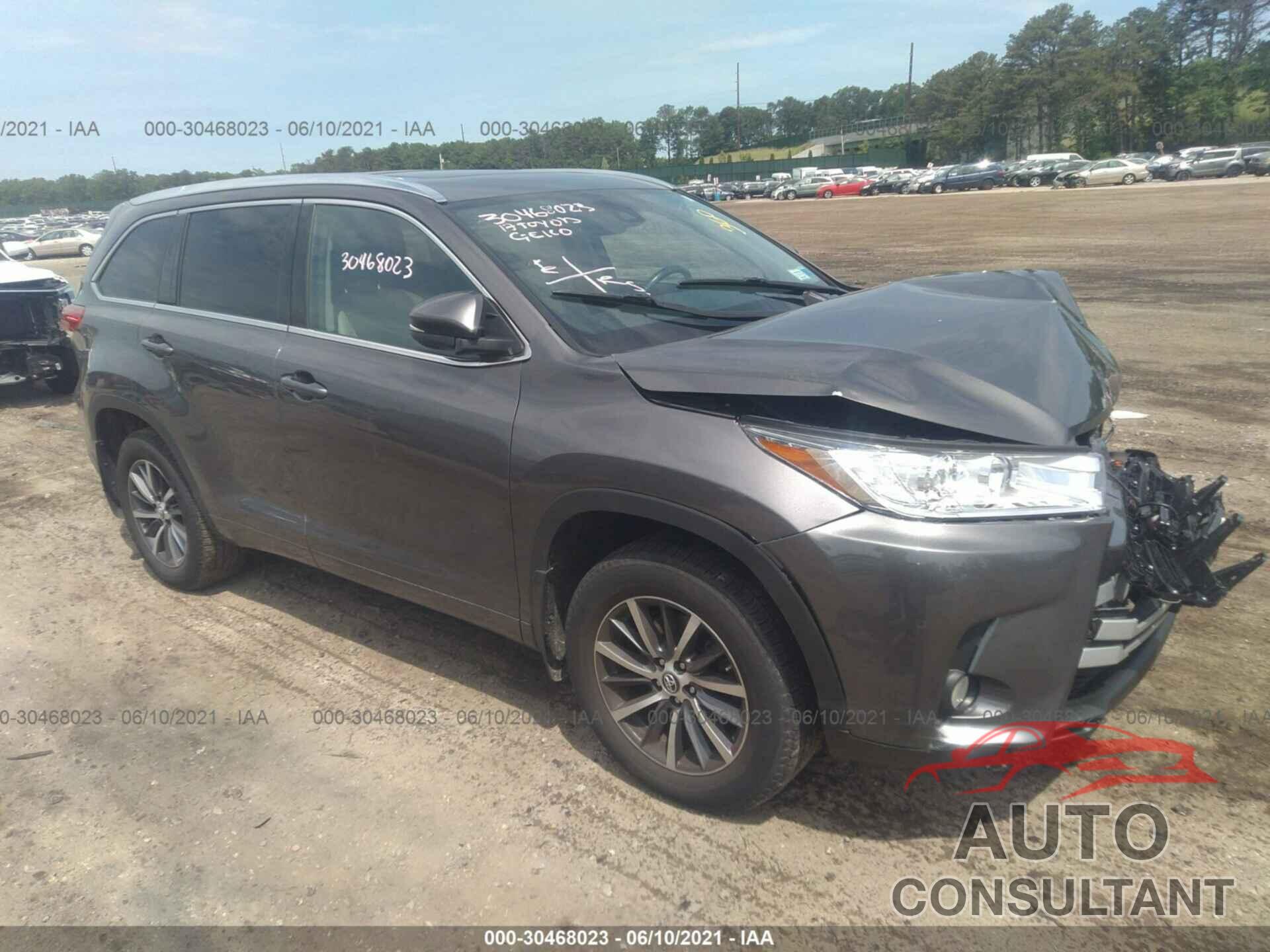TOYOTA HIGHLANDER 2017 - 5TDJZRFH8HS422151
