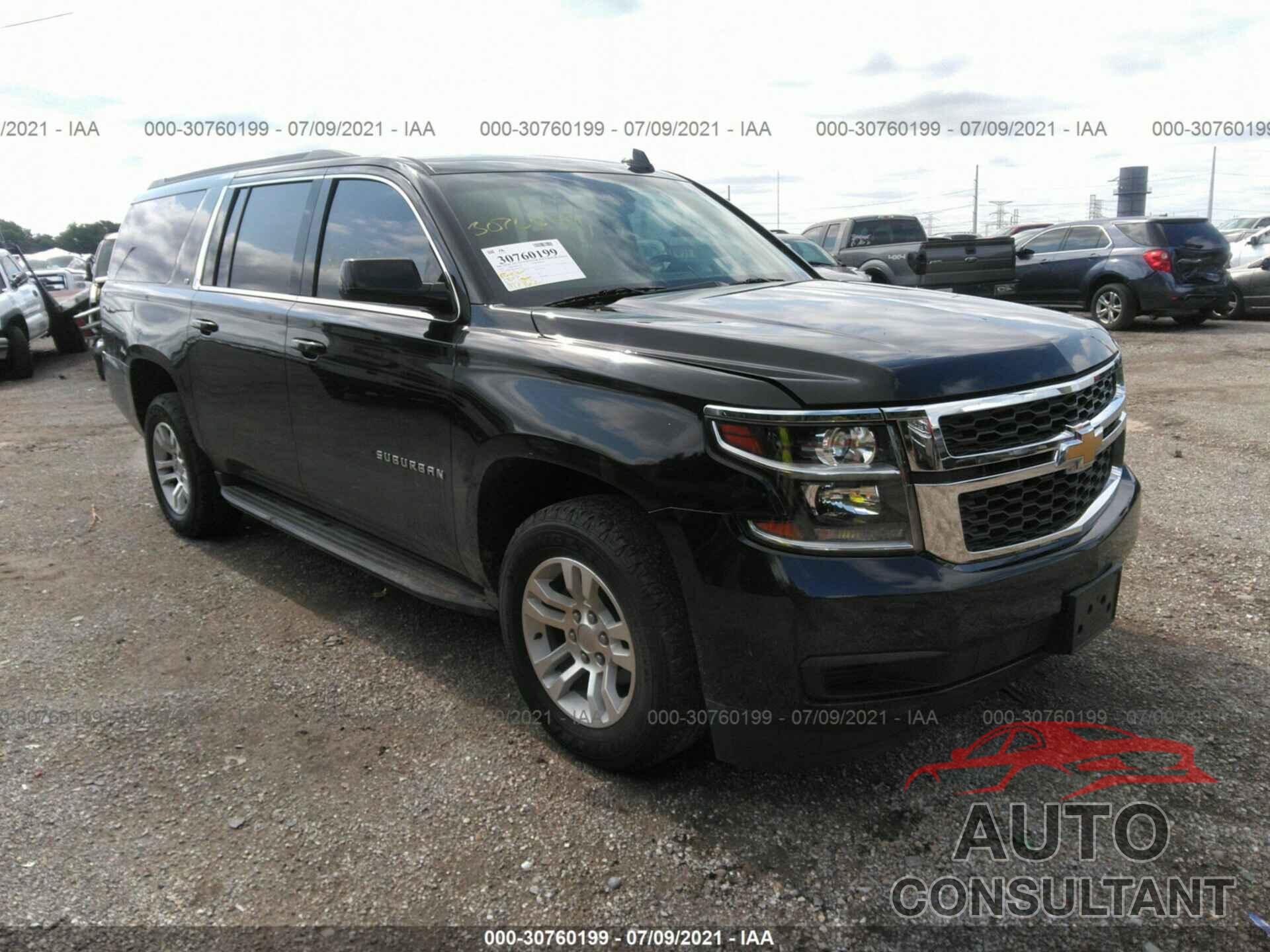 CHEVROLET SUBURBAN 2016 - 1GNSKHKC4GR102794