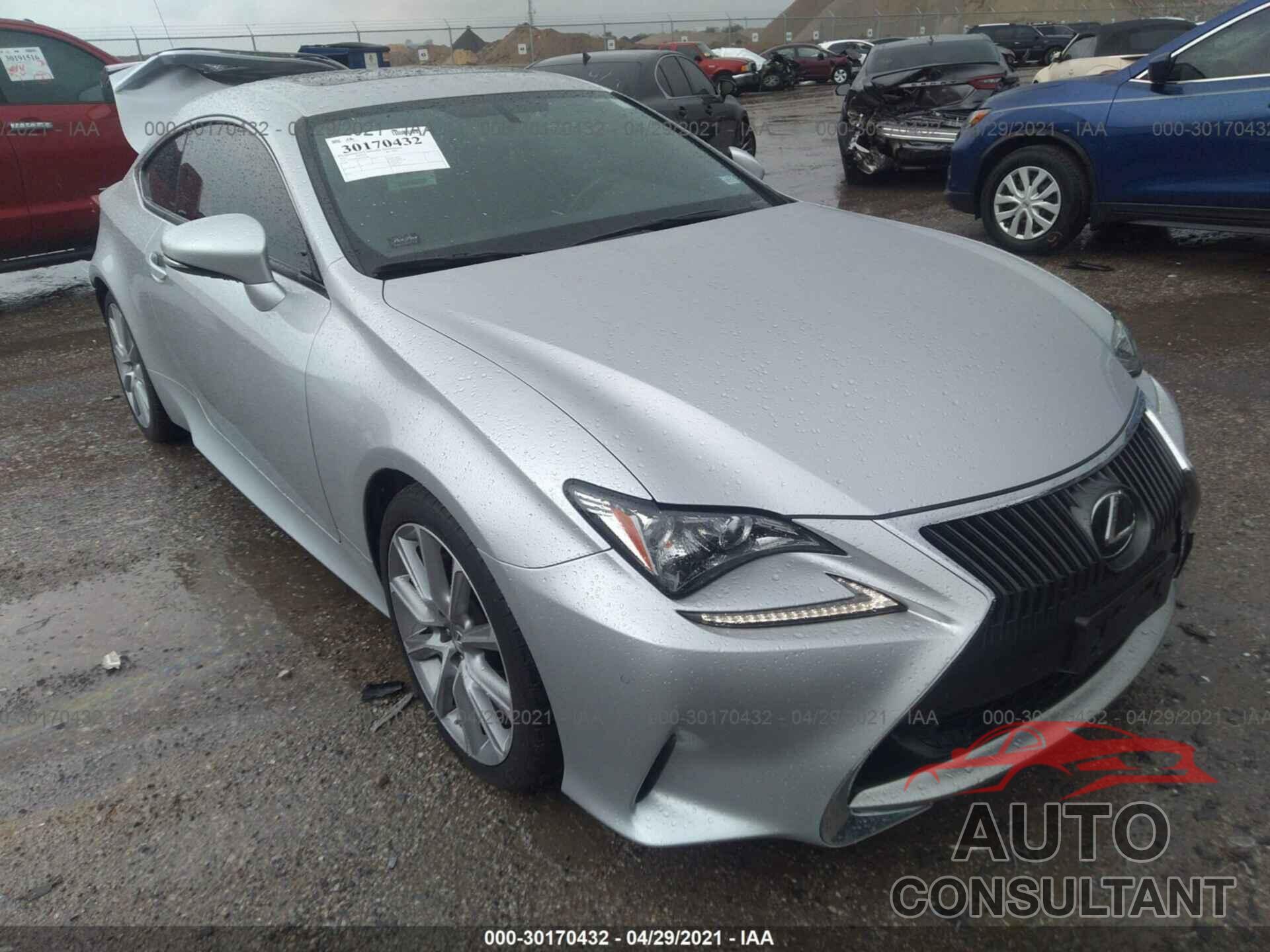 LEXUS RC 200T 2016 - JTHHA5BC2G5002882