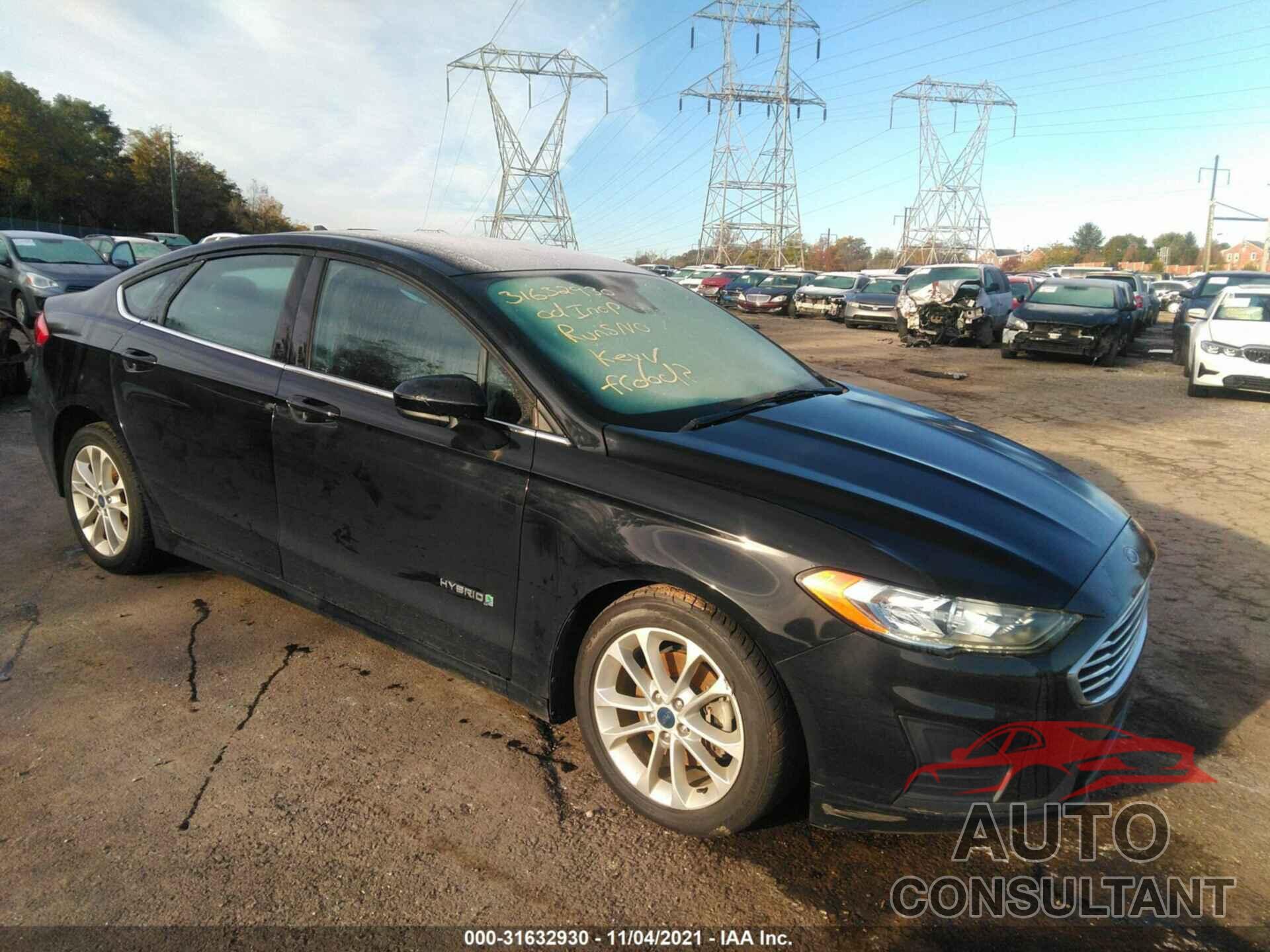 FORD FUSION HYBRID 2019 - 3FA6P0LU8KR218569